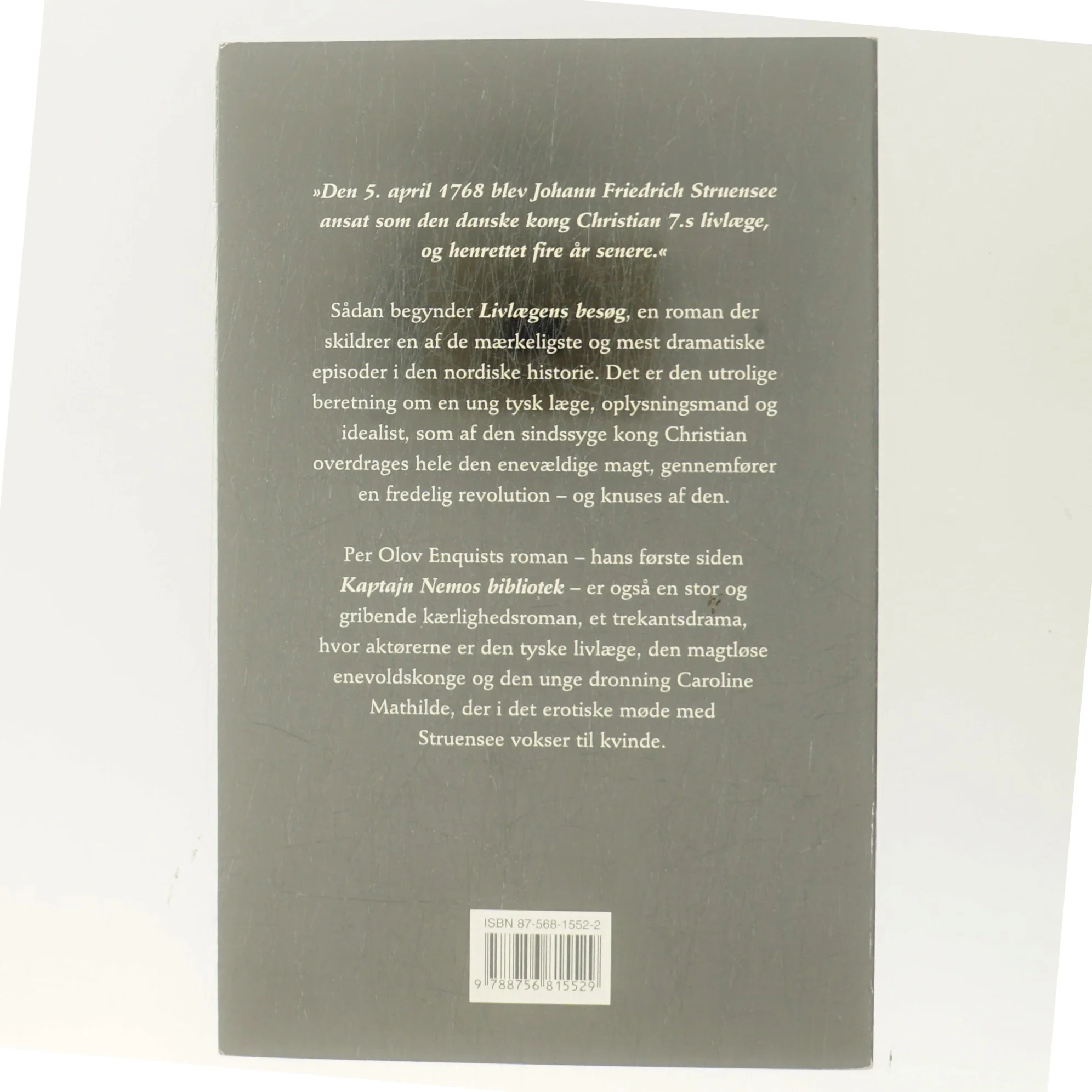 Livlaegens Besog: Roman (Danish Edition) af Per Olov Enquist (Bog)