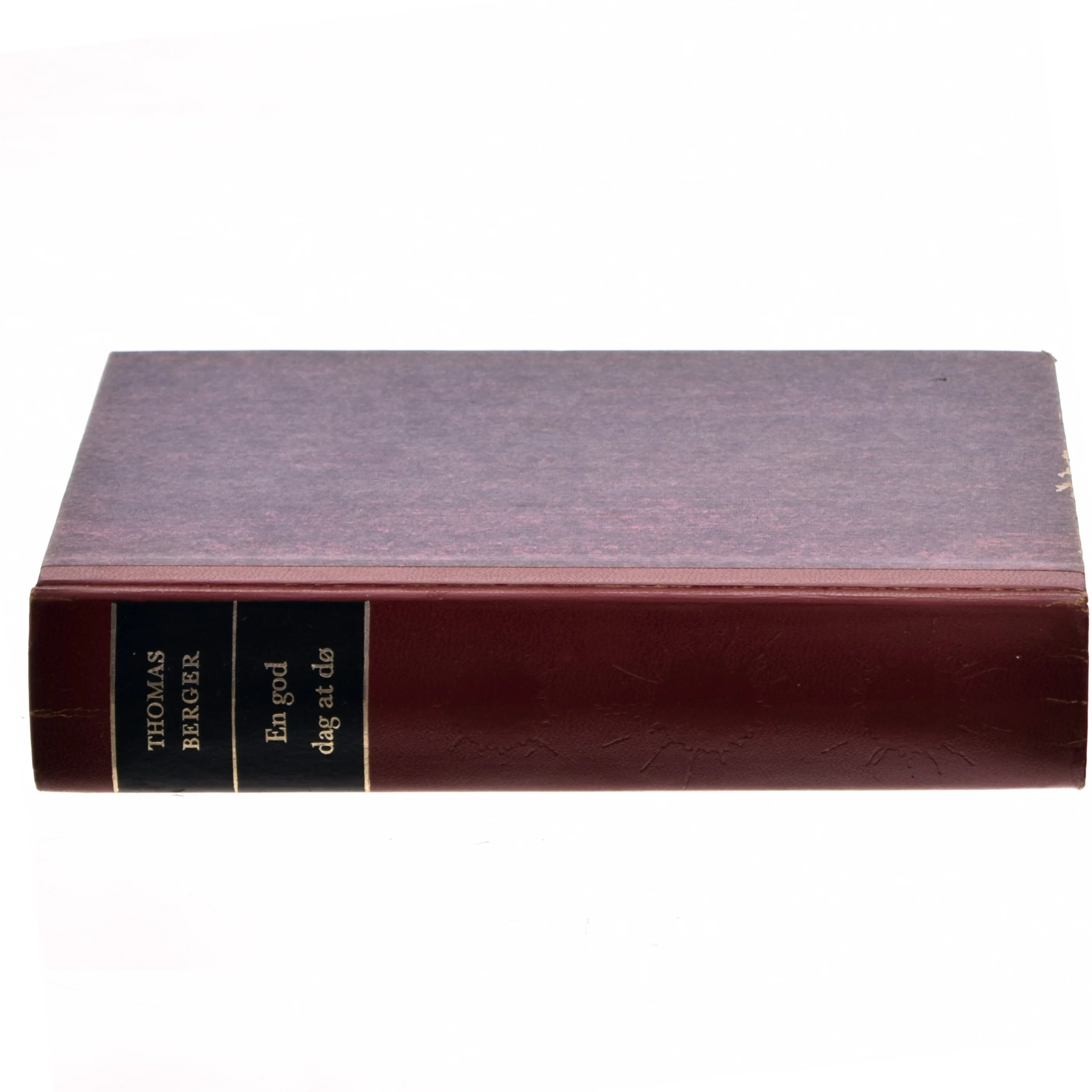 Antik bog, fin indbinding. En god dag at dø af Thomas Berger (Bog)