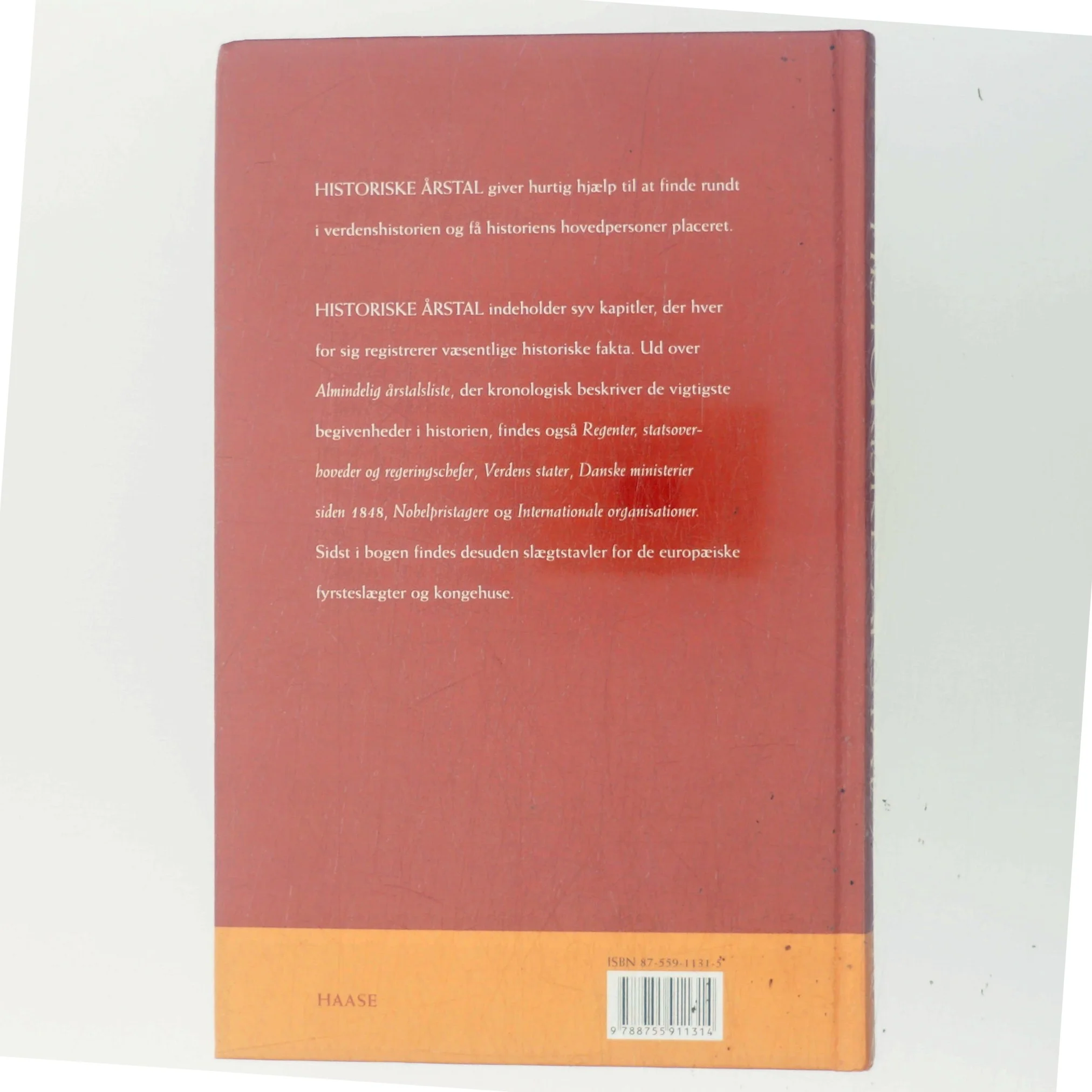 Historiske årstal af Mikael Holt (Bog)