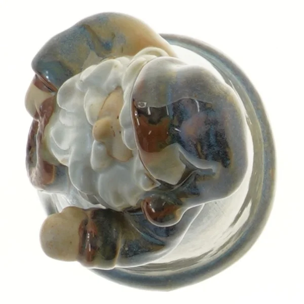 Keramisk dekorationsfigur (str. 21 cm)