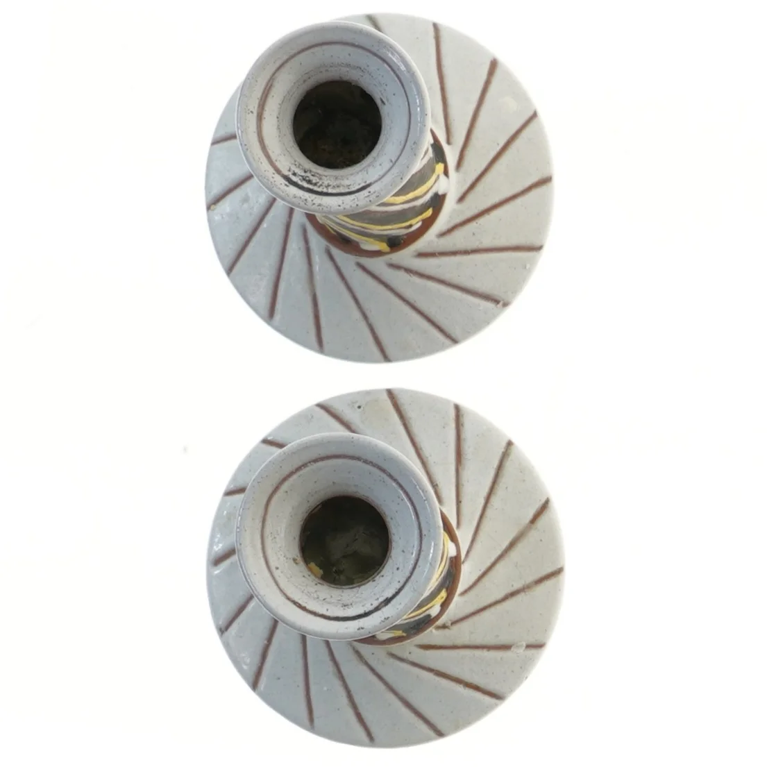 Keramiske lysestager (str. 14 cm)