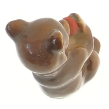 Keramik bjørn figur (str. 10 cm)