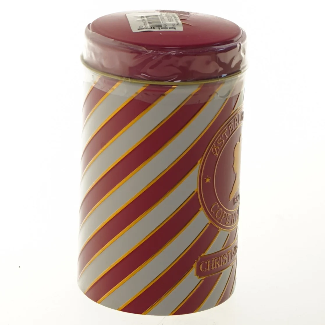 Uåbnet: Østerlandsk Copenhagen Christmas Tea Tin fra Østerlandsk Thehus (str. Ø 8,5x15 cm)