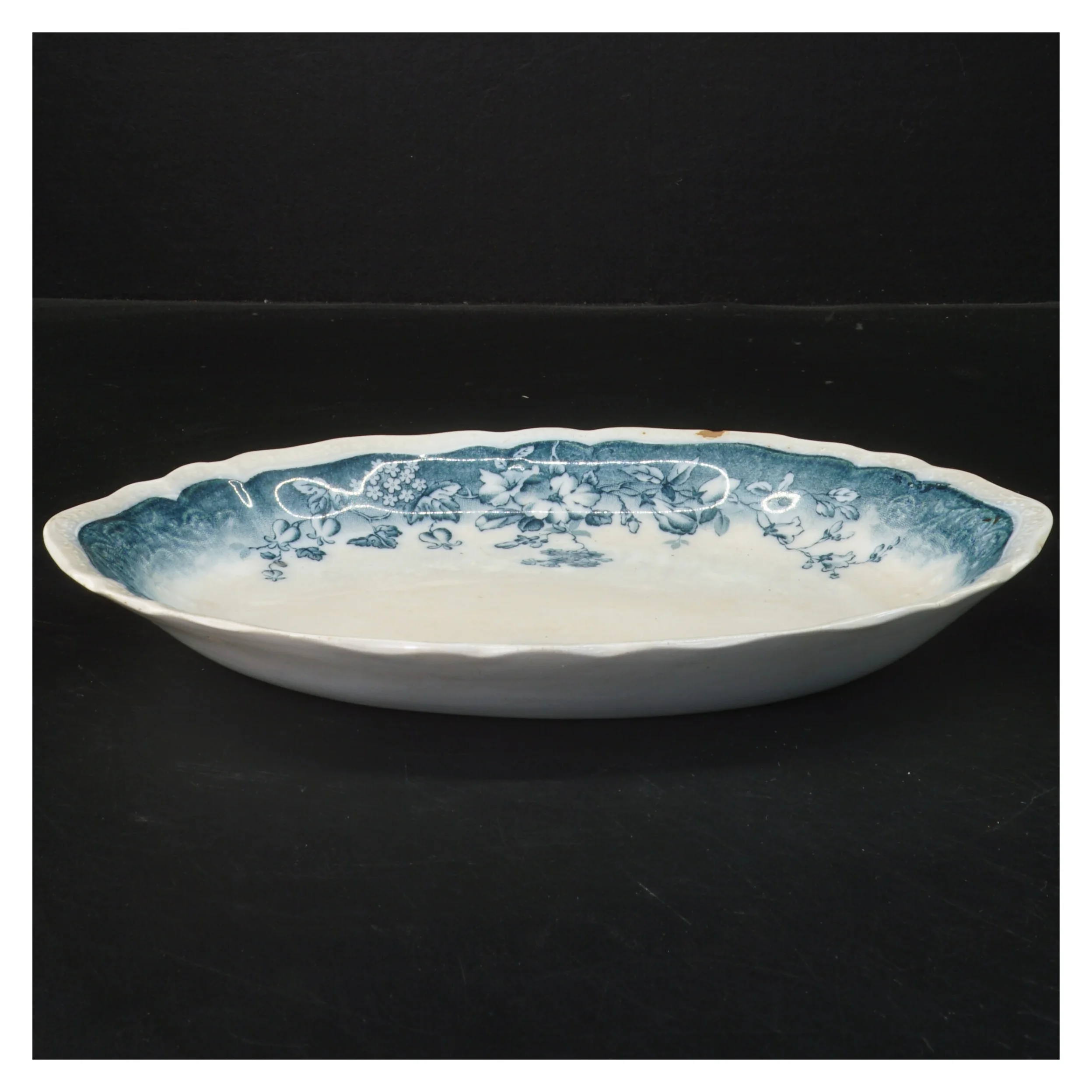 Vintage porcelæn fad fra Clayton (str. 26,5x19,5 cm)