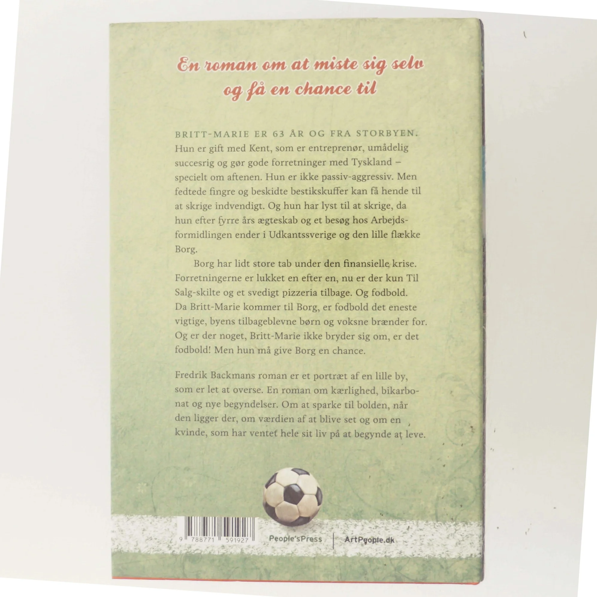 Britt-Marie var her : roman af Fredrik Backman (Bog)