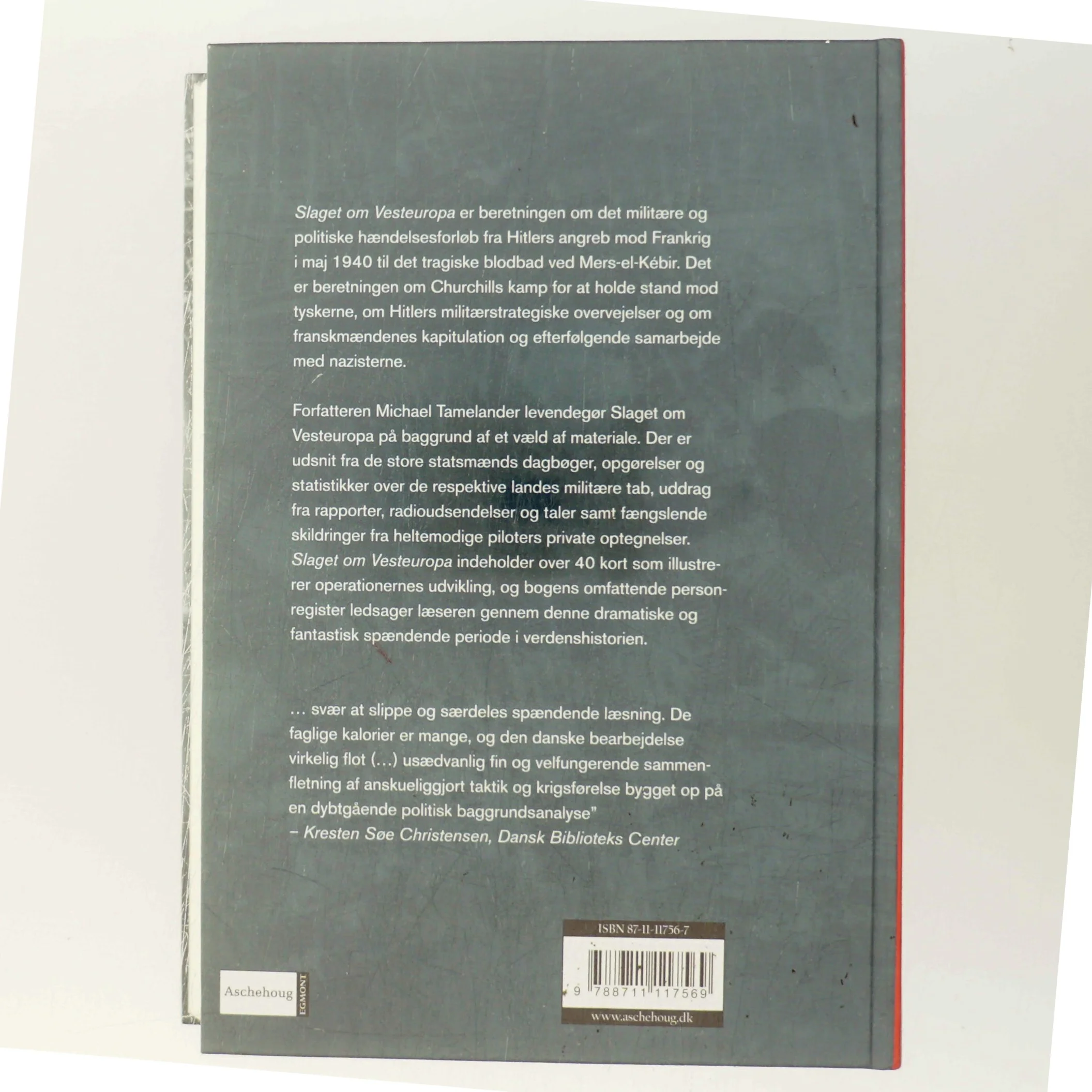 Slaget om Vesteuropa : Luftkrig, strategi og politik i sommeren 1940 af Michael Tamelander (Bog)