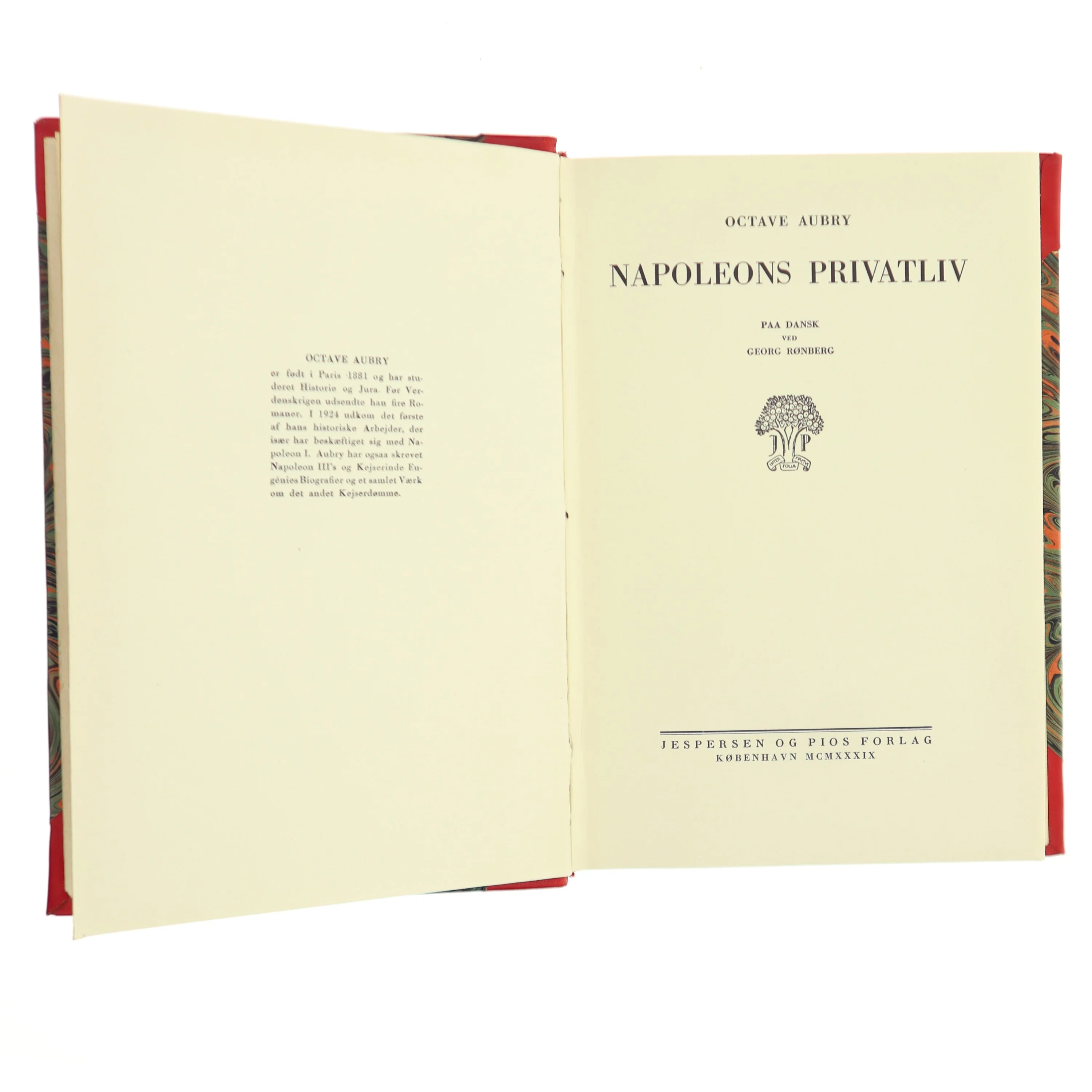 Smuk antik bog om Napoleons Privatliv af Octave Aubry af Octave Aubry (Bog)