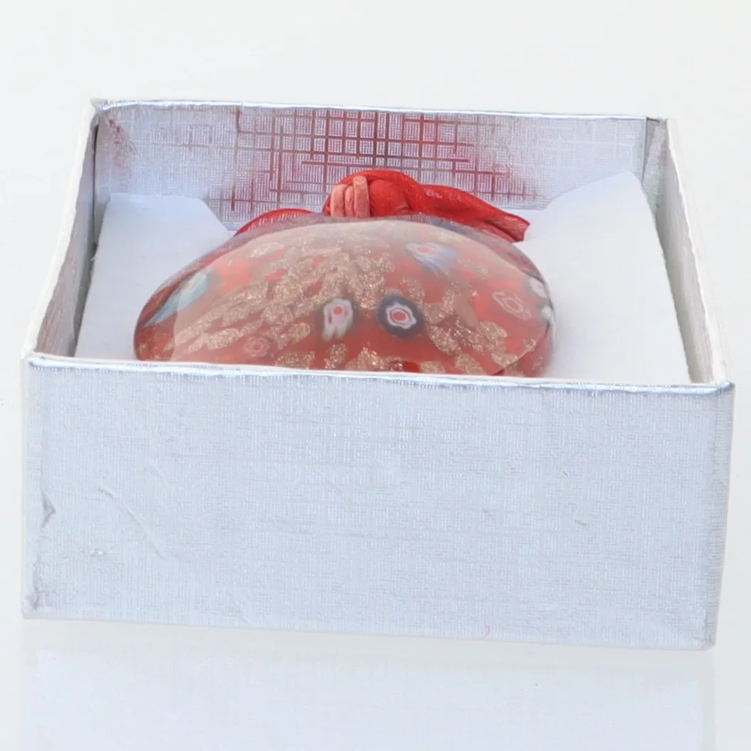 Italiensk håndlavet halssmykke (str. Kasse 9 x 6 cm)