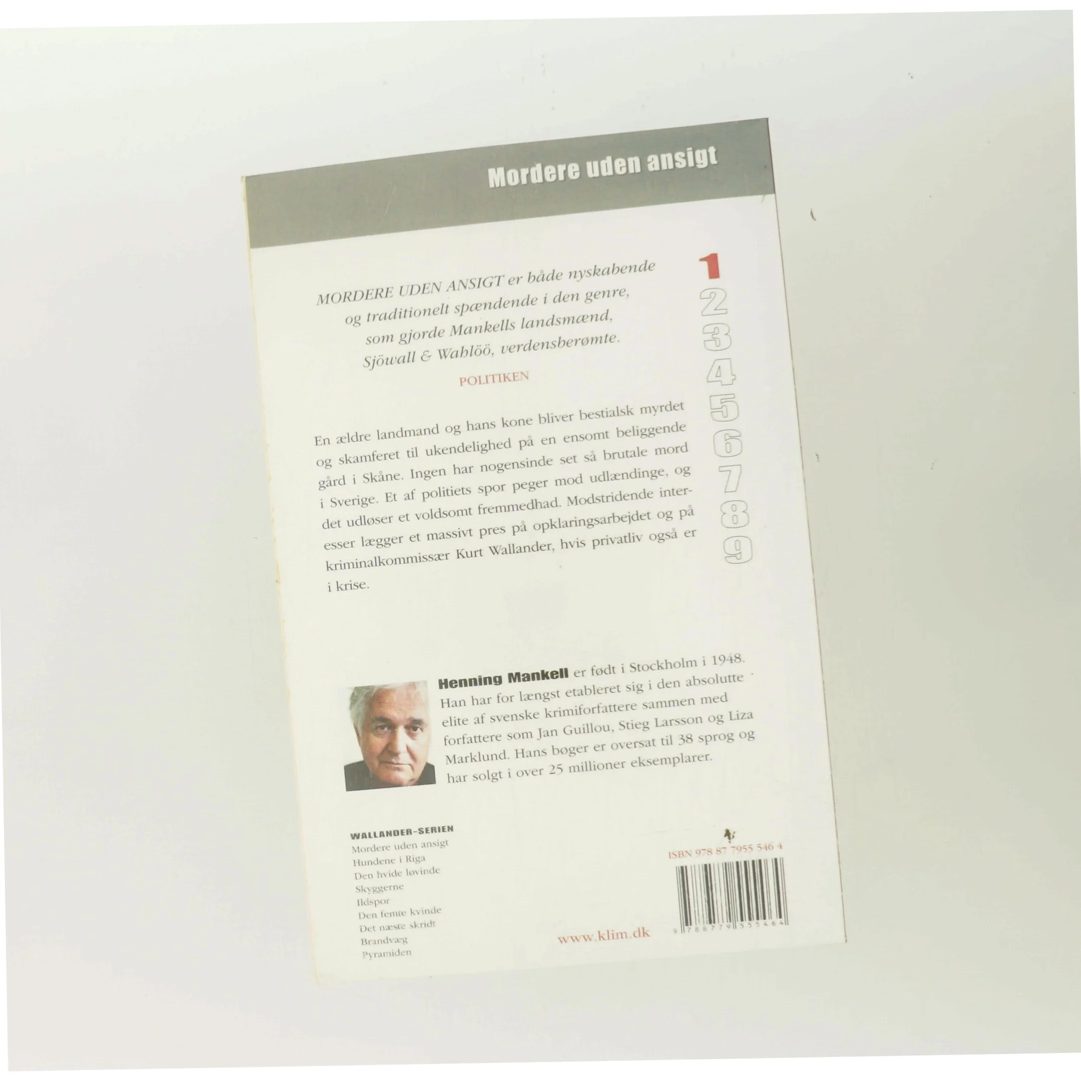 Mordere uden ansigt af Henning Mankell (Bog)
