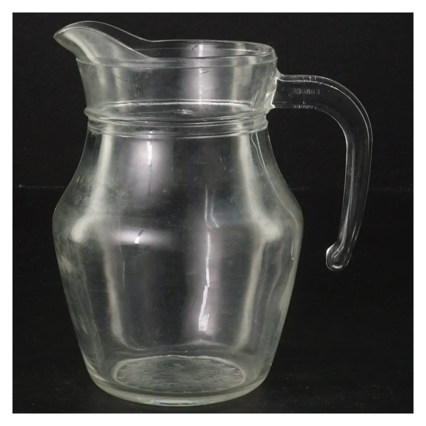 Glaskande med hank (str. 13 cm)