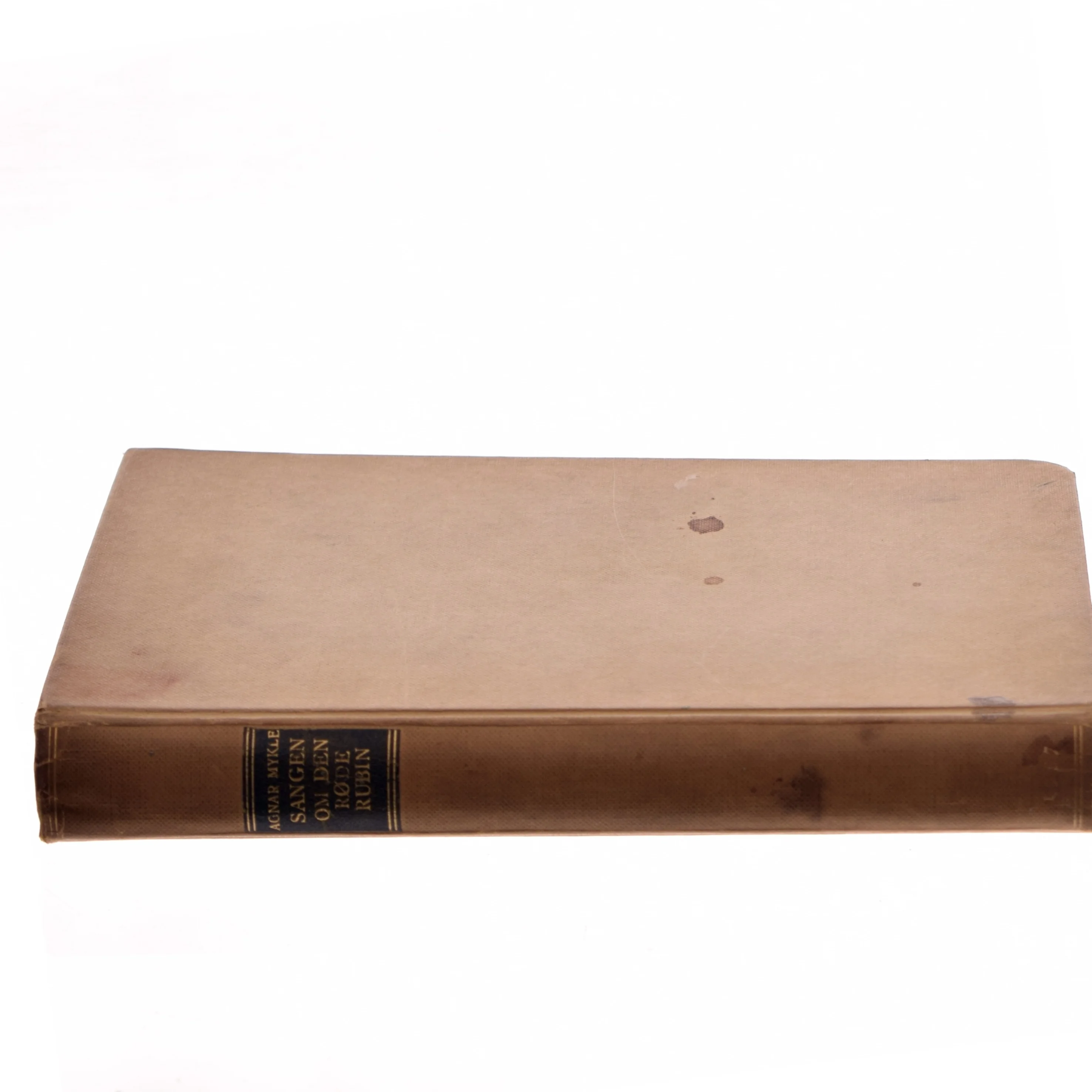 Antik bog med flot ryg. Sangen om den røde Rubin af Agnar Mykle (Bog)