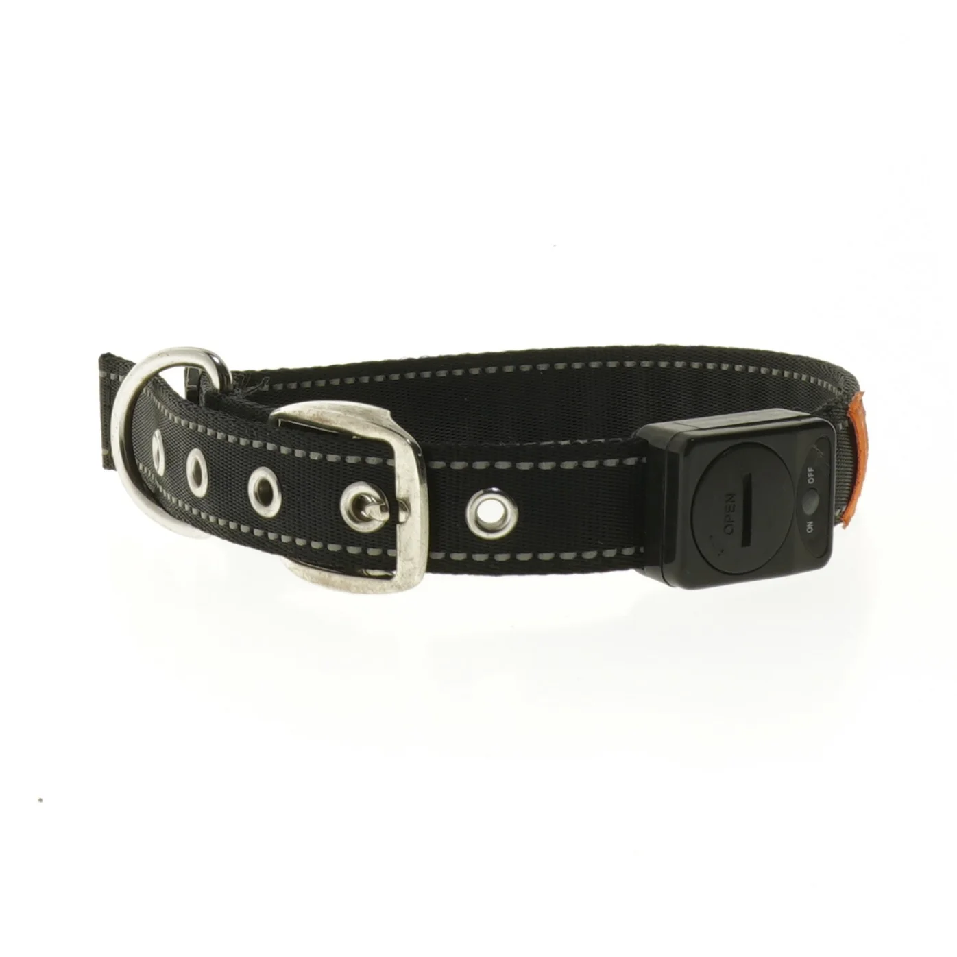 Hundehalsbånd med LED-lys fra Dogman (str. 57 cm)