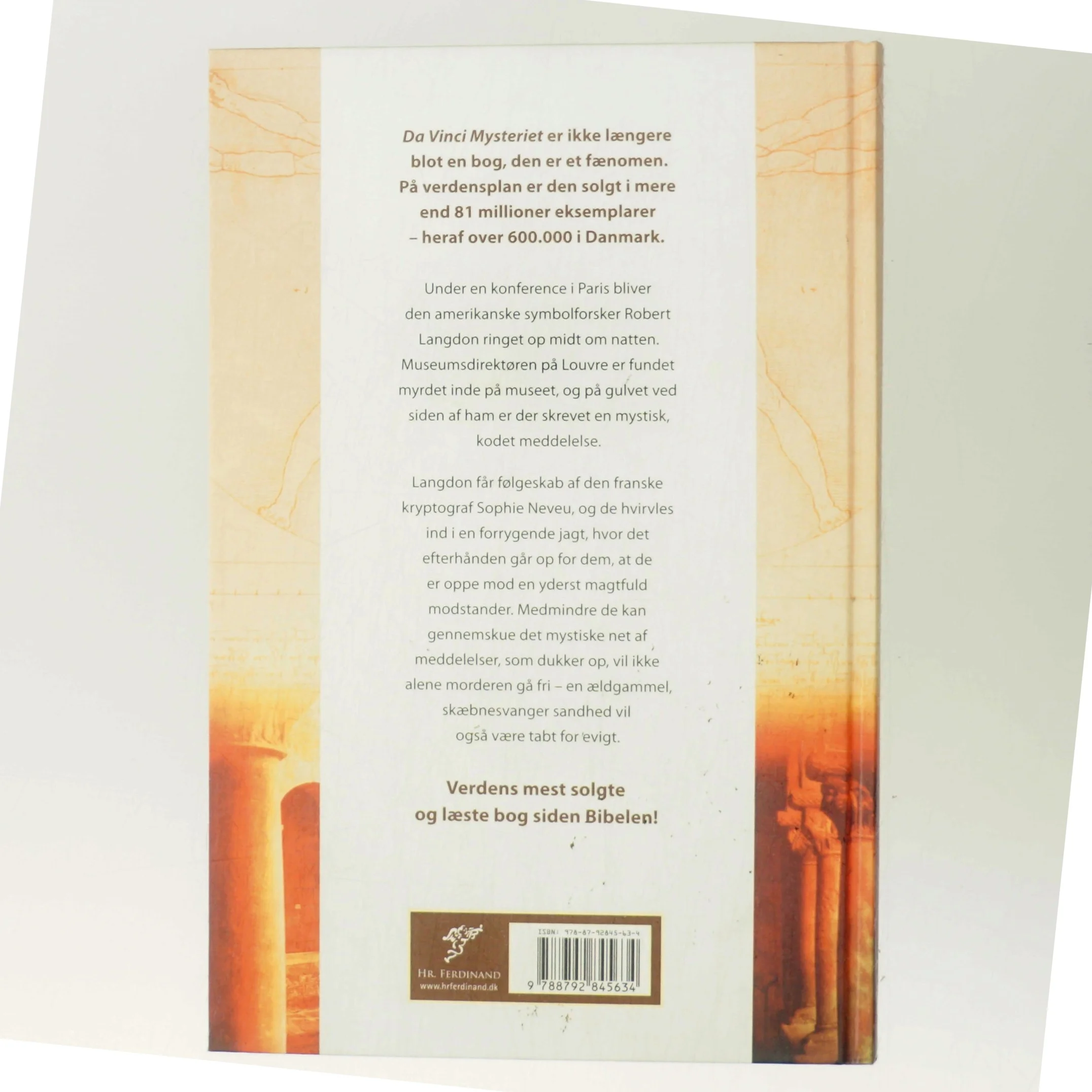 Da Vinci mysteriet af Dan Brown (Bog)