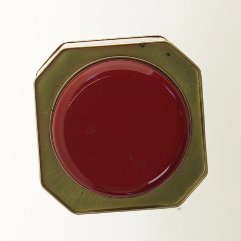 Kinesisk thedåse med låg (str. 10x10x10 cm)