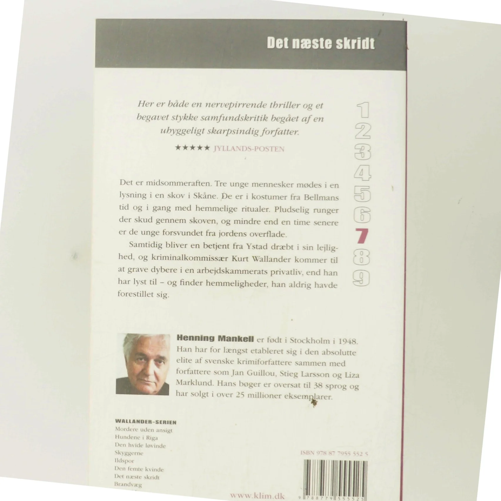 Det næste skridt af Henning Mankell (Bog)