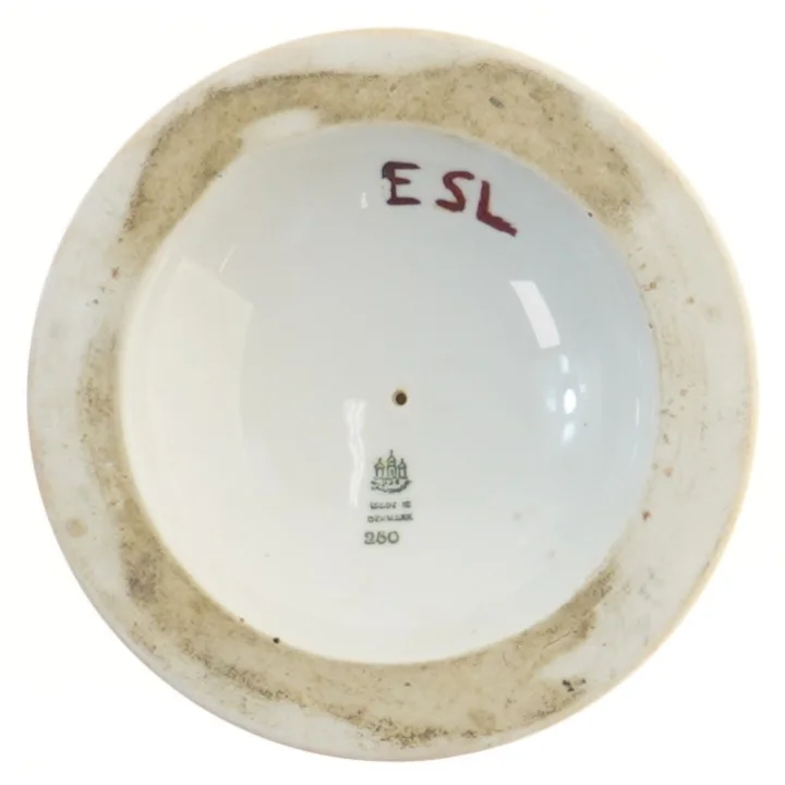 Lysestage i keramik, 9 cm fra B&G (str. 9 cm)