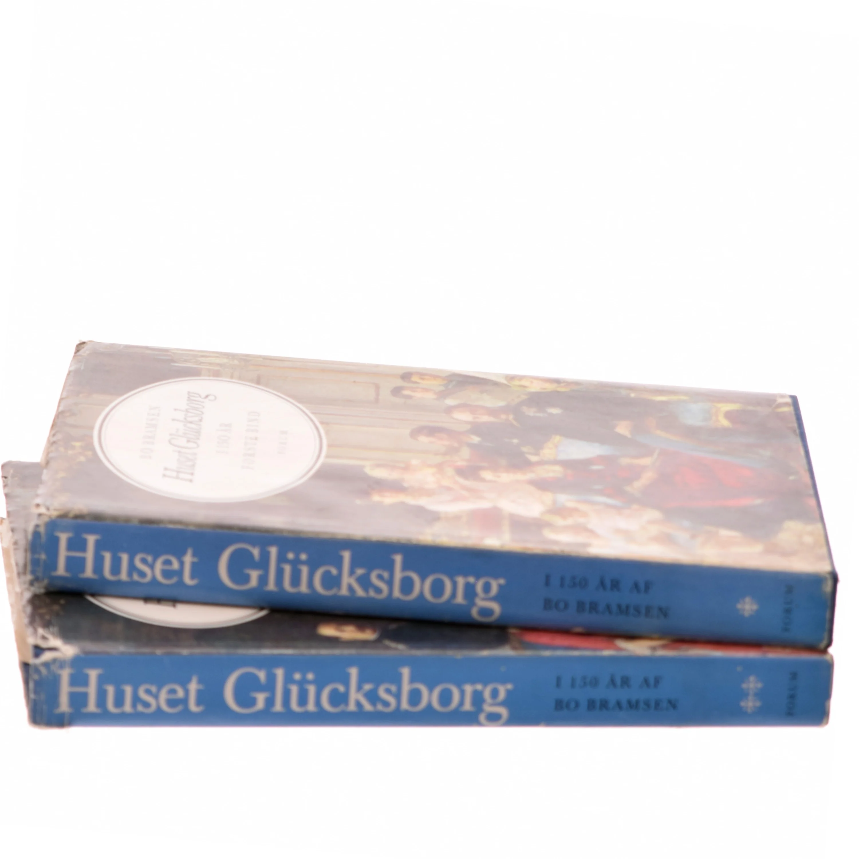 Huset Glücksborg af Bo Bramsen, 2 bøger (Bind 1 og Bind 2)
