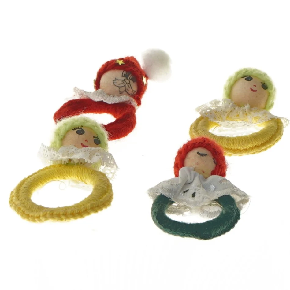 Julenisse servietringe (str. Ø 4 cm)