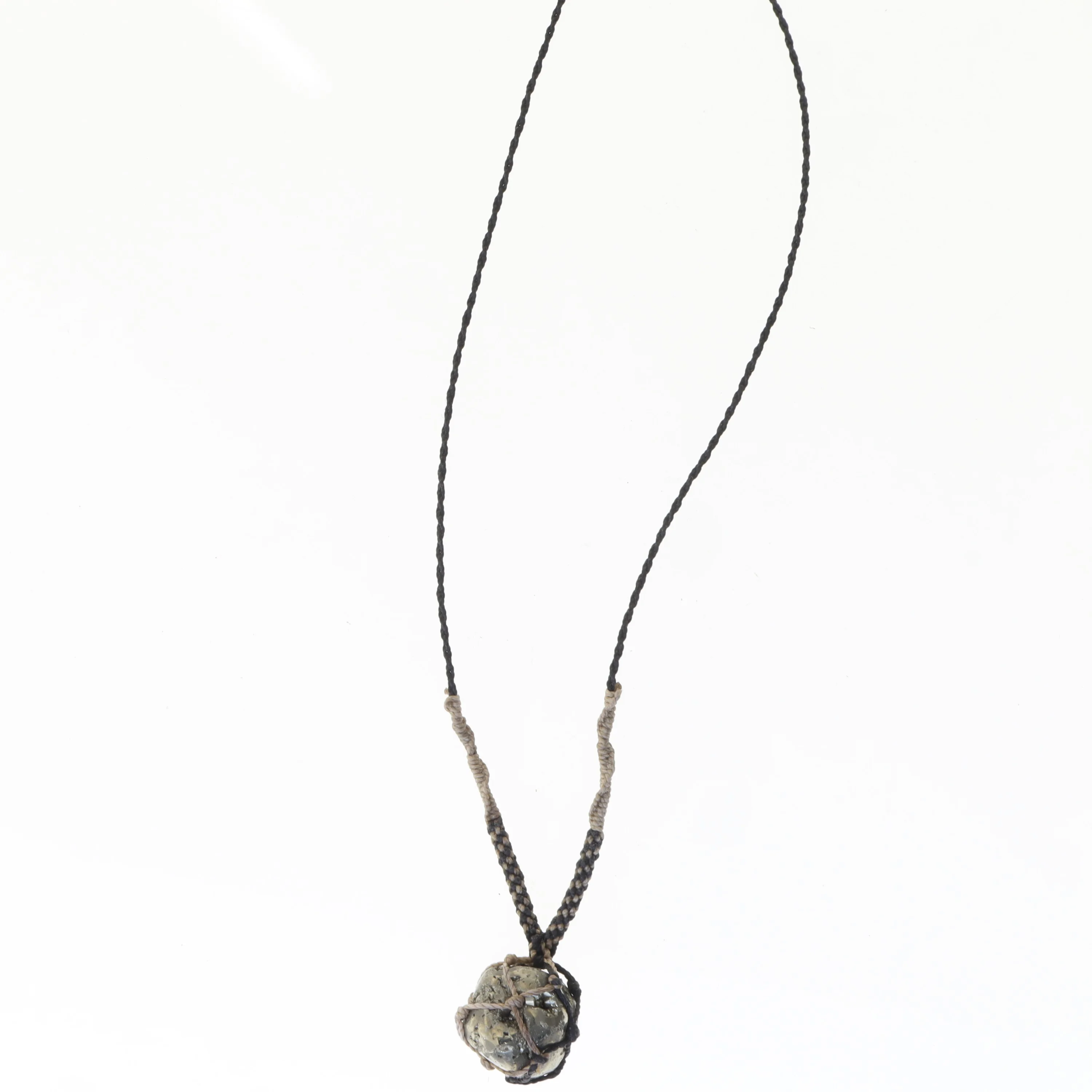 Halskæde med krystal (str. 40 cm)