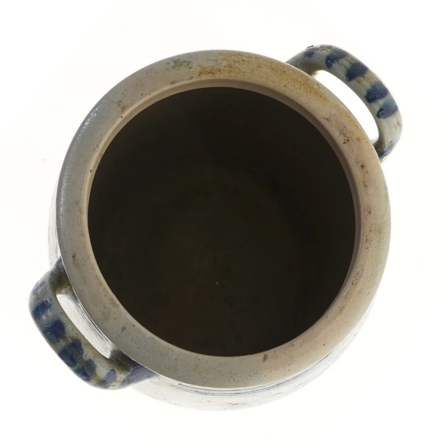 Klassisk keramik krukke med håndtag (str. Ø 16x28 cm)