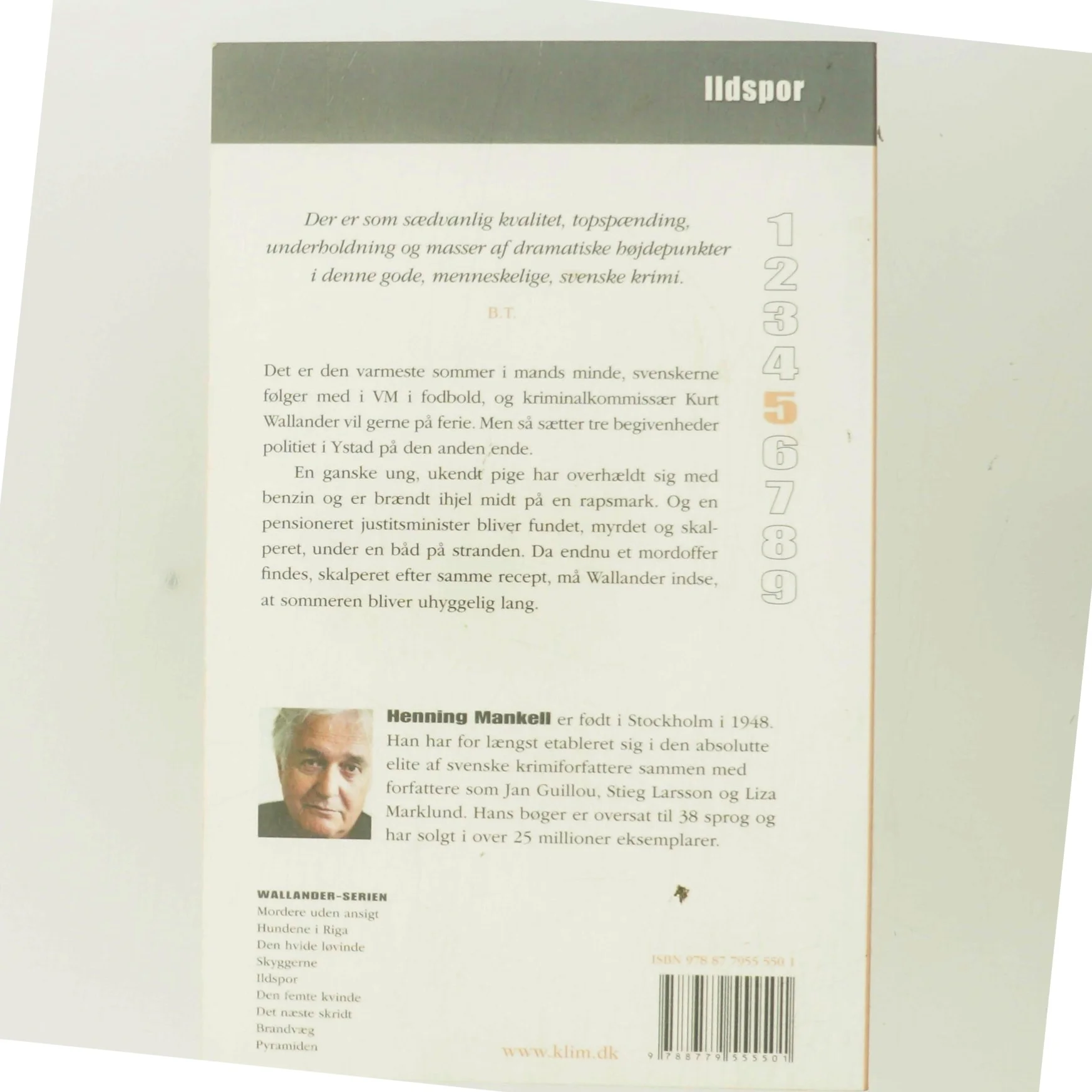 Ildspor af Henning Mankell (Bog)