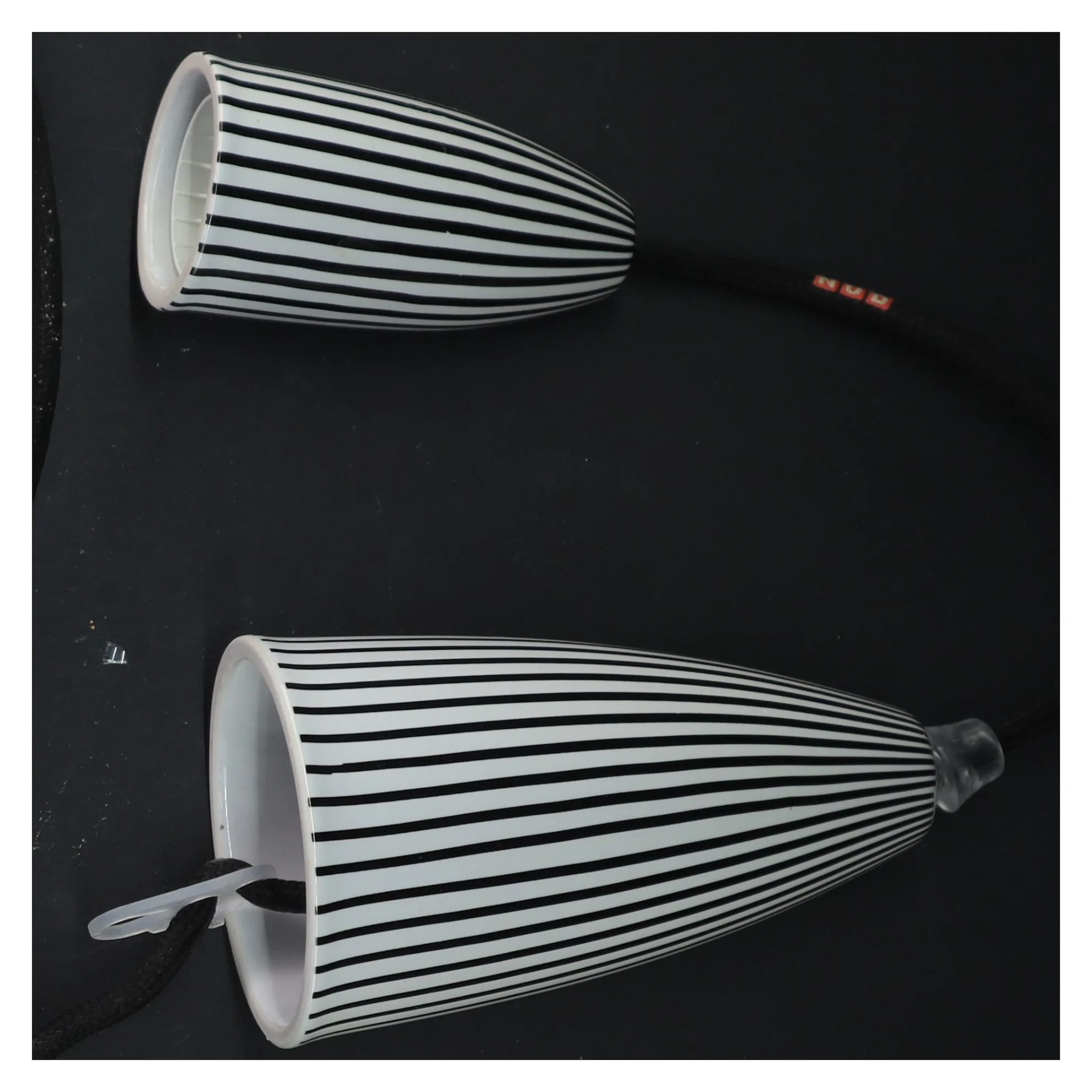 moderne keramiske pendellamper fra NUD (str. 9 cm og 14 cm)