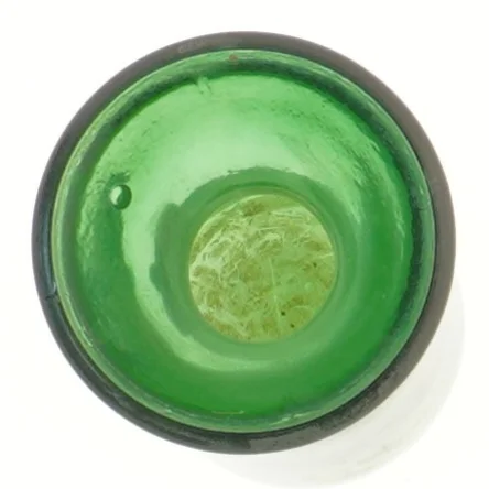 Vintage grøn vase (str. 16 cm)