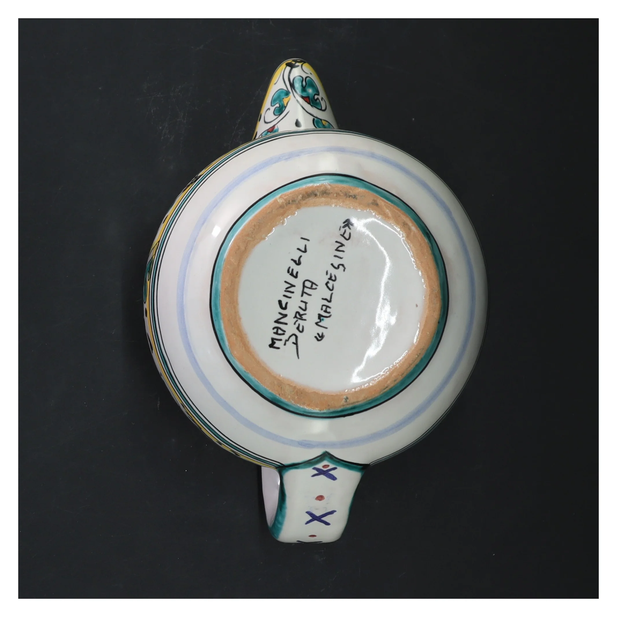 Dekorativ keramikkande (str. 13x12 cm)