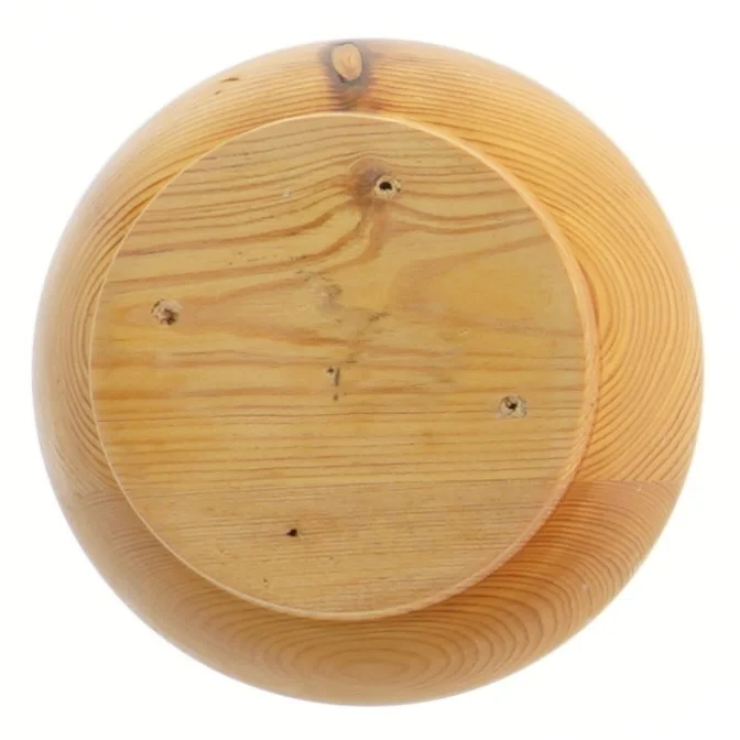 Træ lysestage (str. 19 cm)