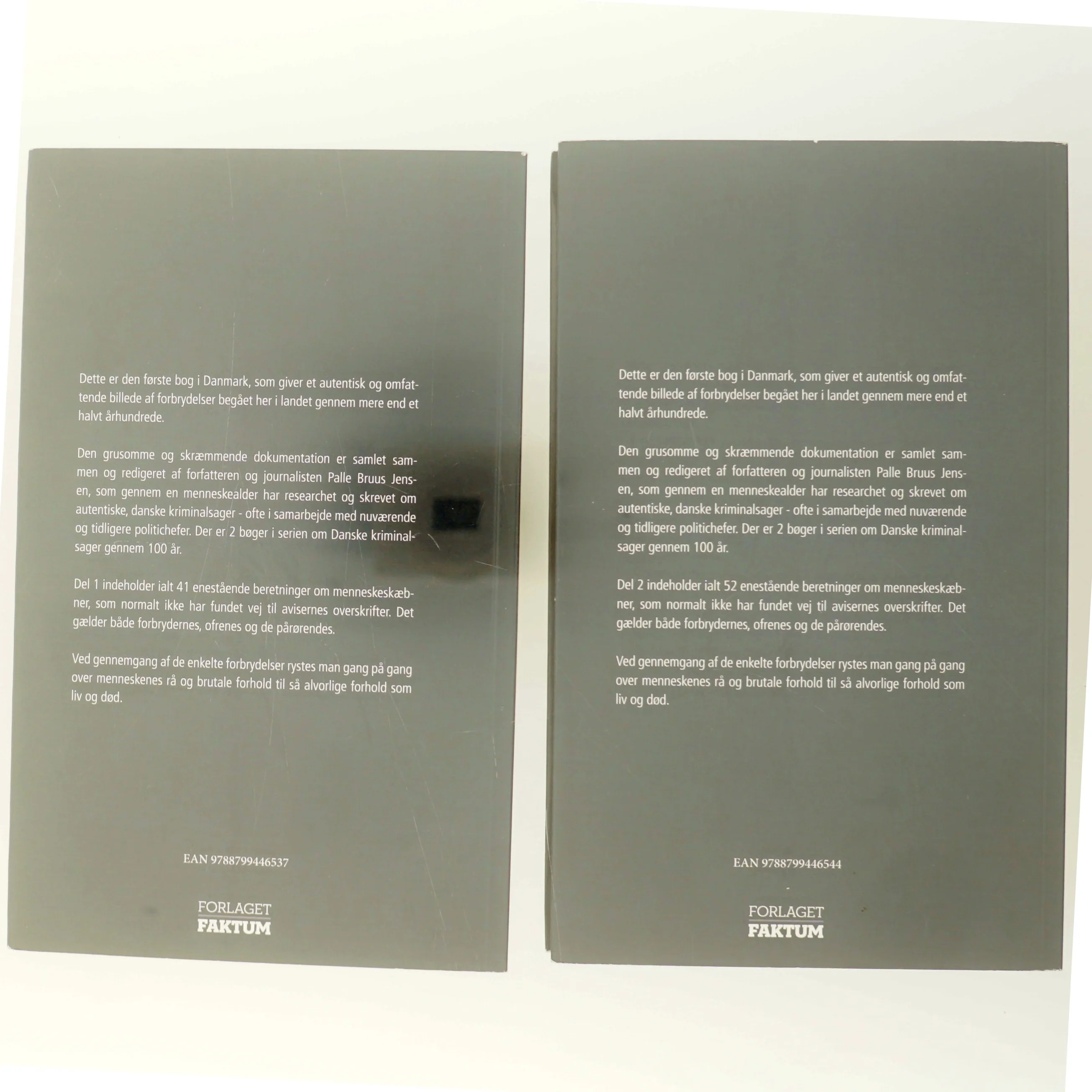Bøger om danske kriminalsager fra Forlaget Fakta