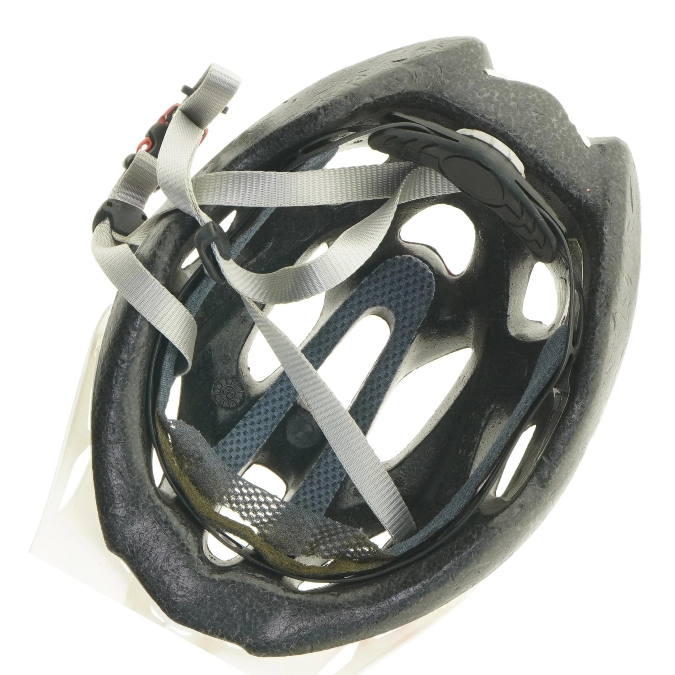 Cykelhjelm med pink blomstermønster (str. 52-57 cm)