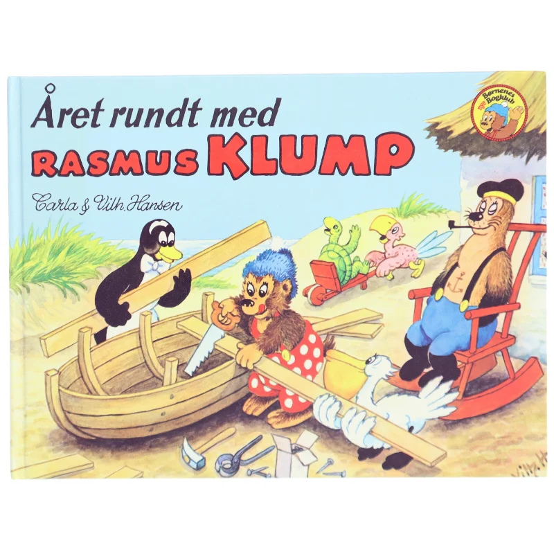 'Året rundt med Rasmus Klump' (bog) fra Børnenes nye Bogklub