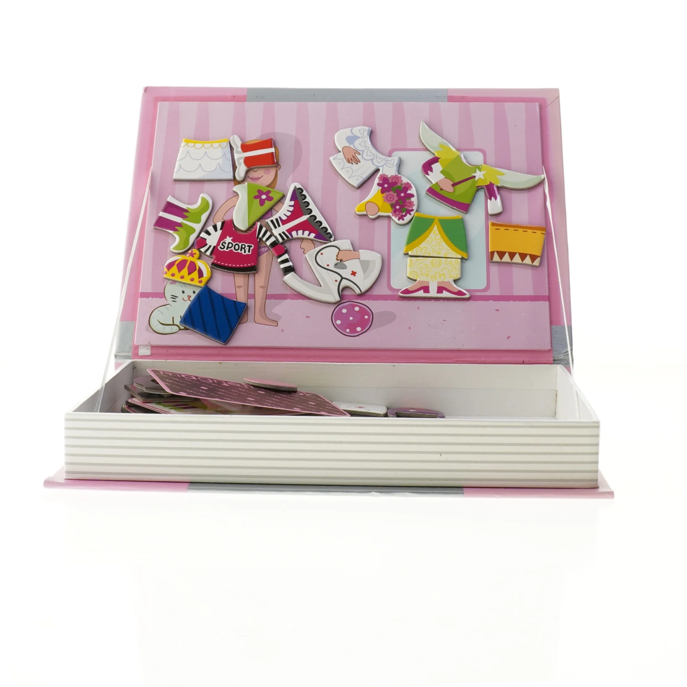 Janod Magneti'Book Prinsesse Klæd-ud-Bog fra Janod (str. 34 magneter)