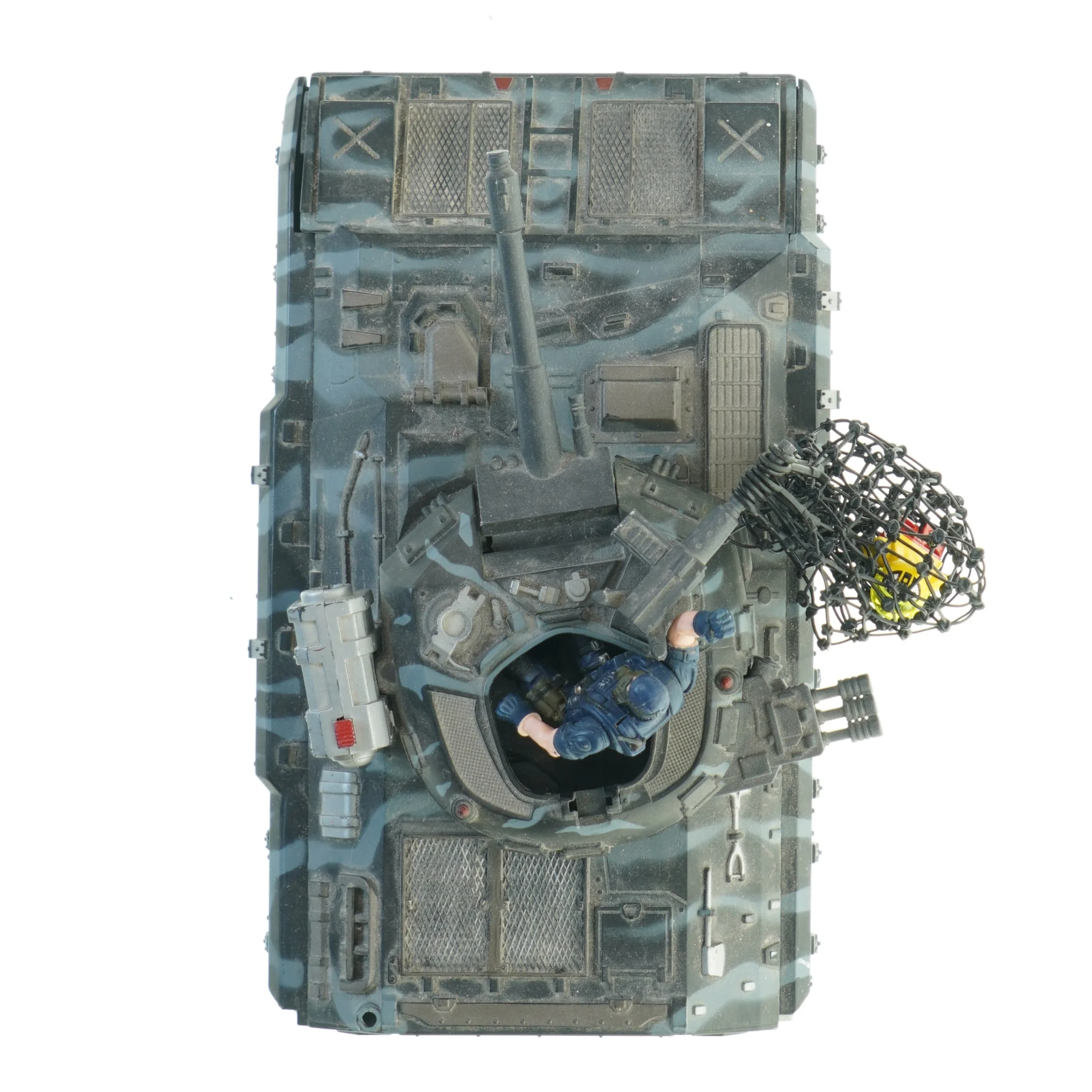 Plastik kampvogns legetøj (str. 25 x. 14 cm)