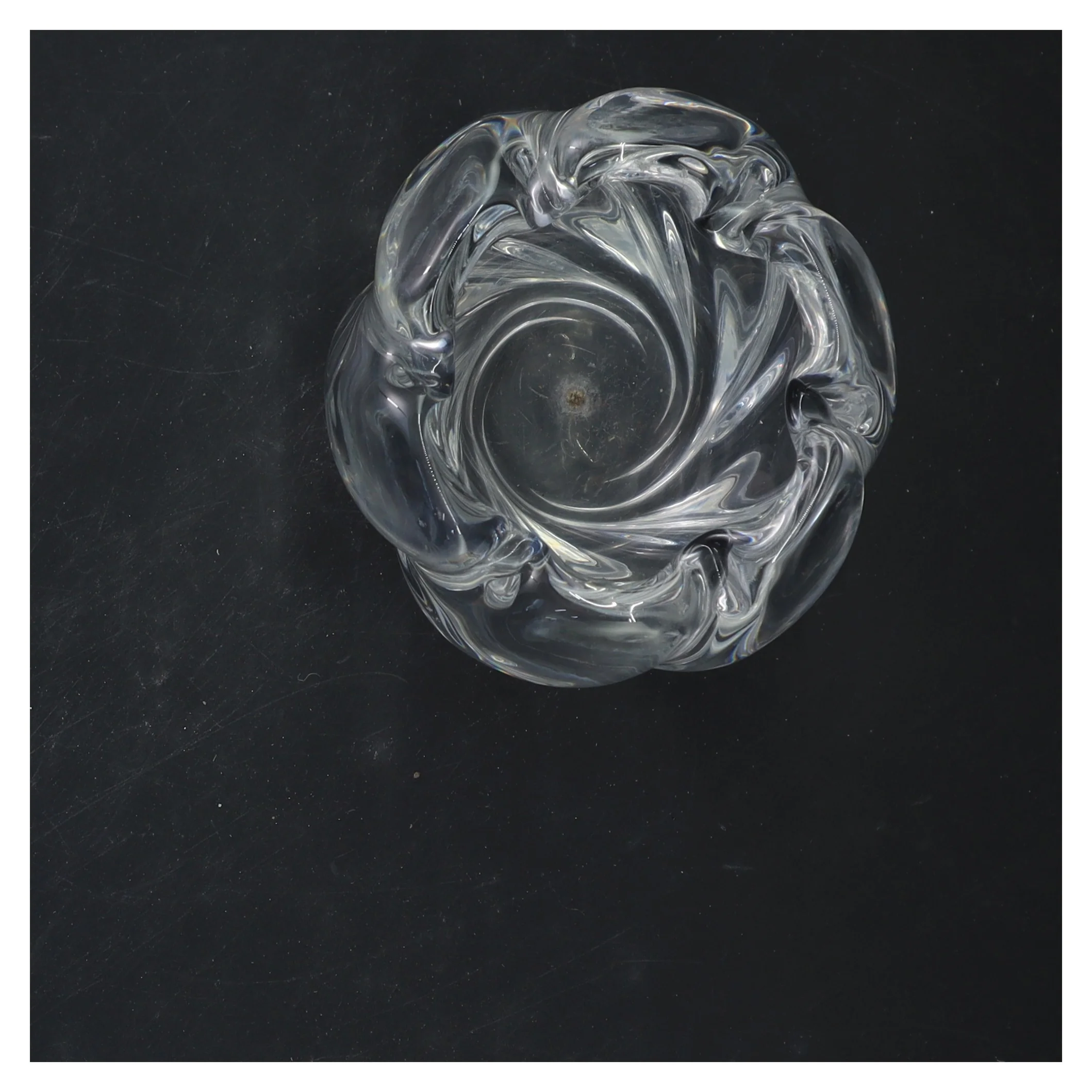 Glaskunstvase (str. 11x11 cm)