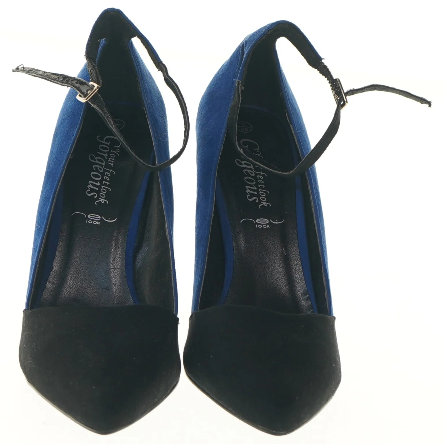 Højhælede sko med rem (str. 40 )