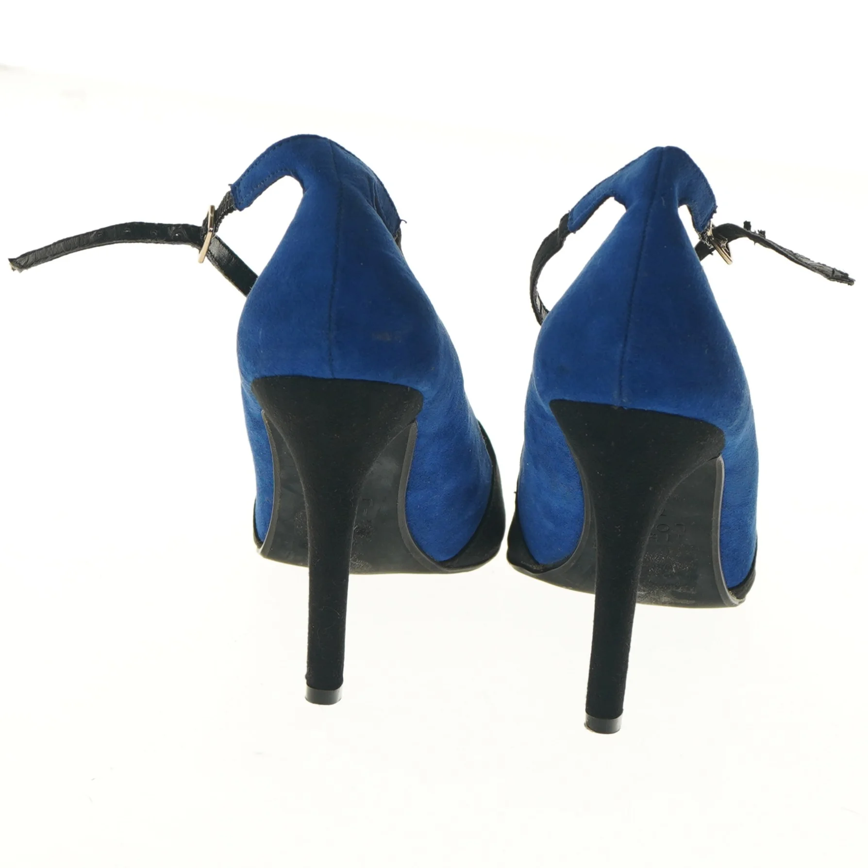 Højhælede sko med rem (str. 40 )