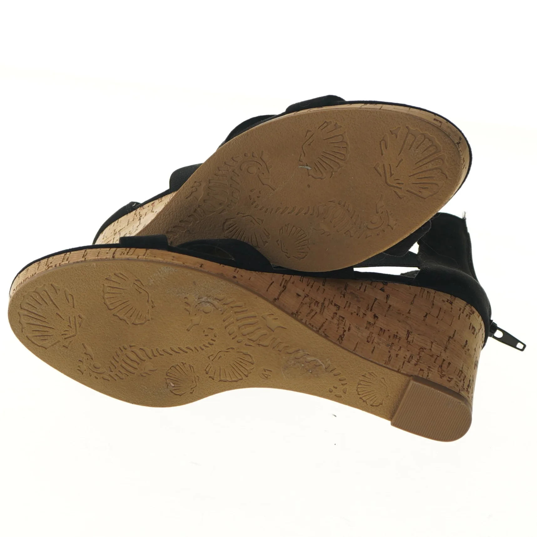 Sort kilehæl sandal str. 41 fra Graceland (str. 41 )