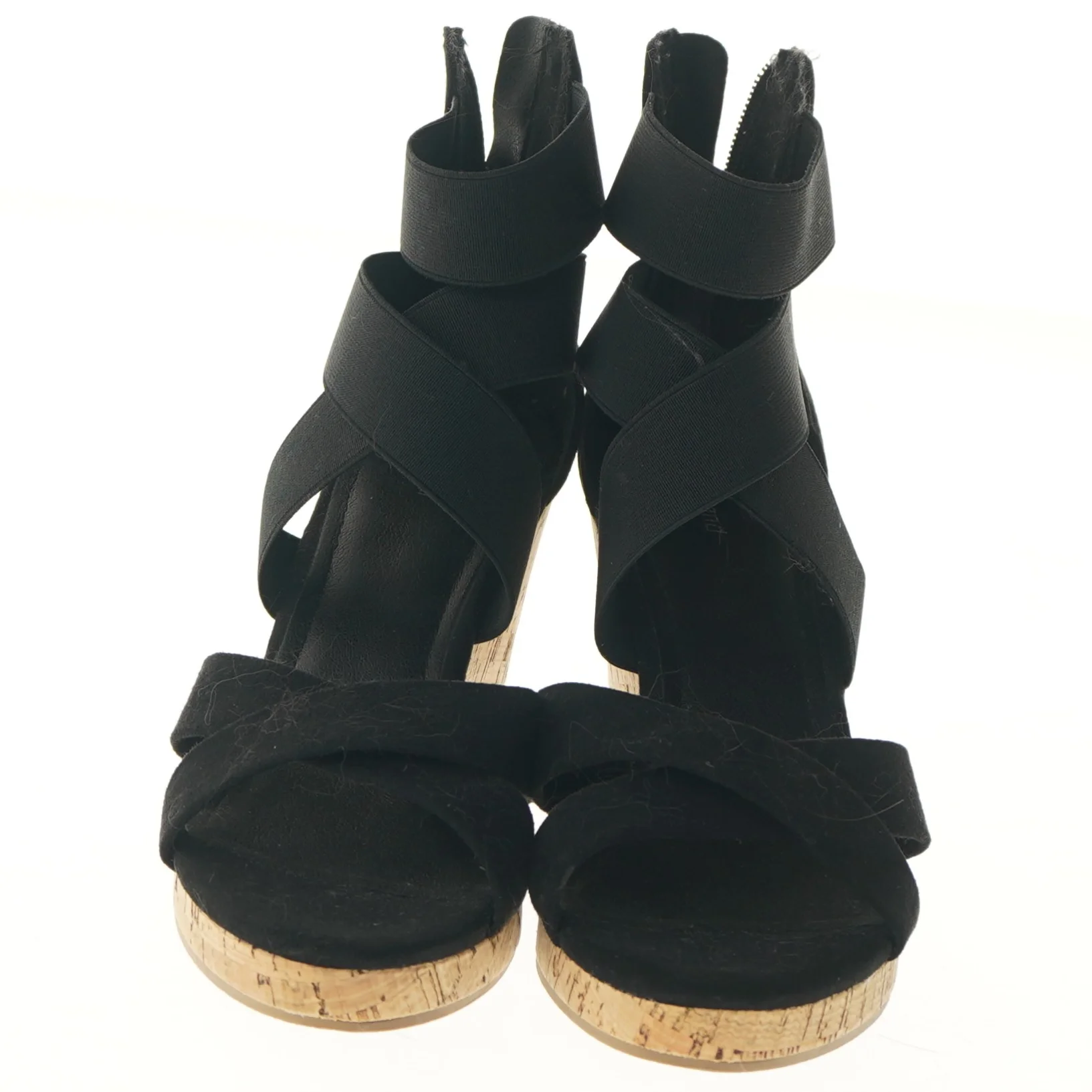 Sort kilehæl sandal str. 41 fra Graceland (str. 41 )