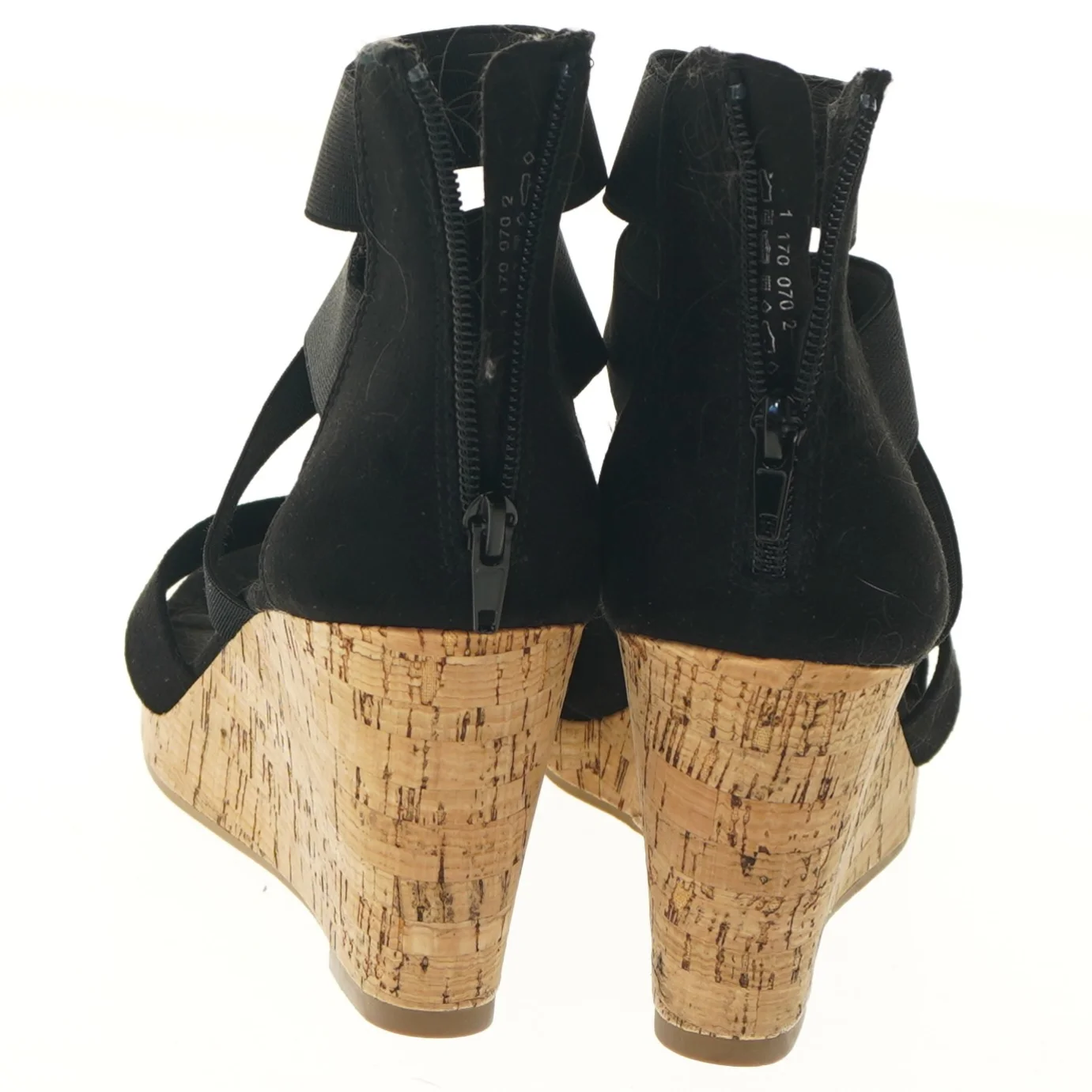 Sort kilehæl sandal str. 41 fra Graceland (str. 41 )