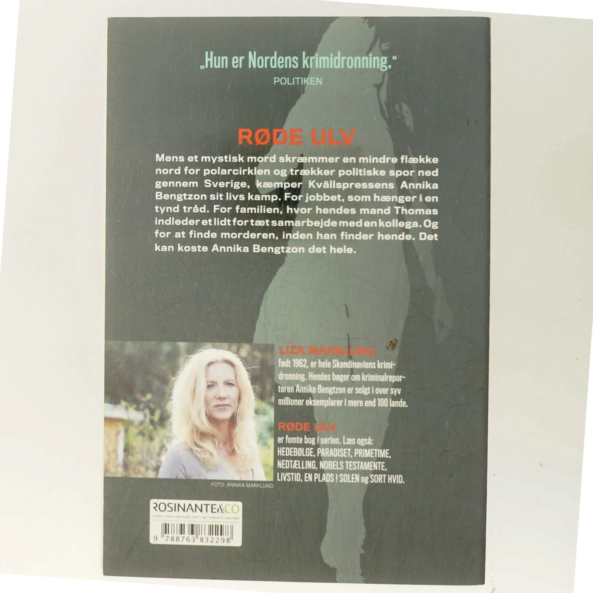 Røde Ulv : krimi af Liza Marklund (Bog)