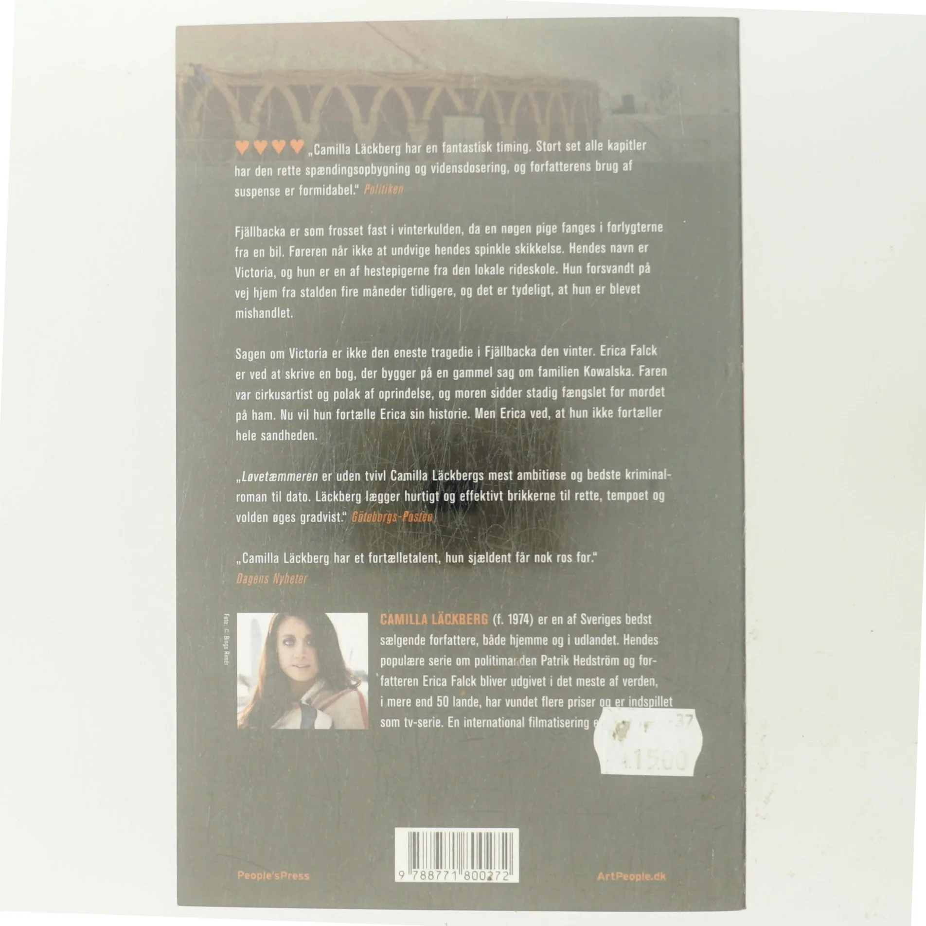 Løvetæmmeren : kriminalroman af Camilla Läckberg (Bog)