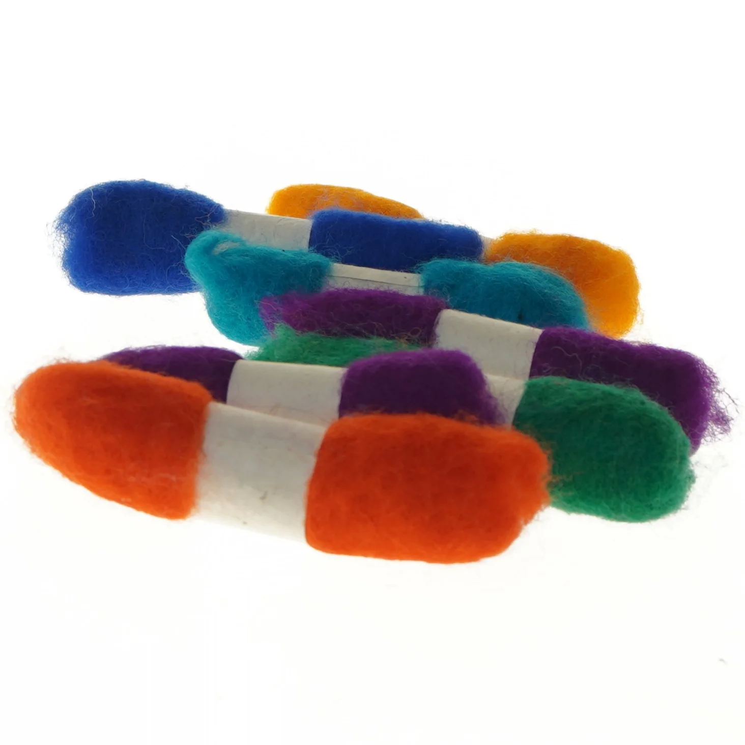 Farvet filt (str. 14,5 cm)