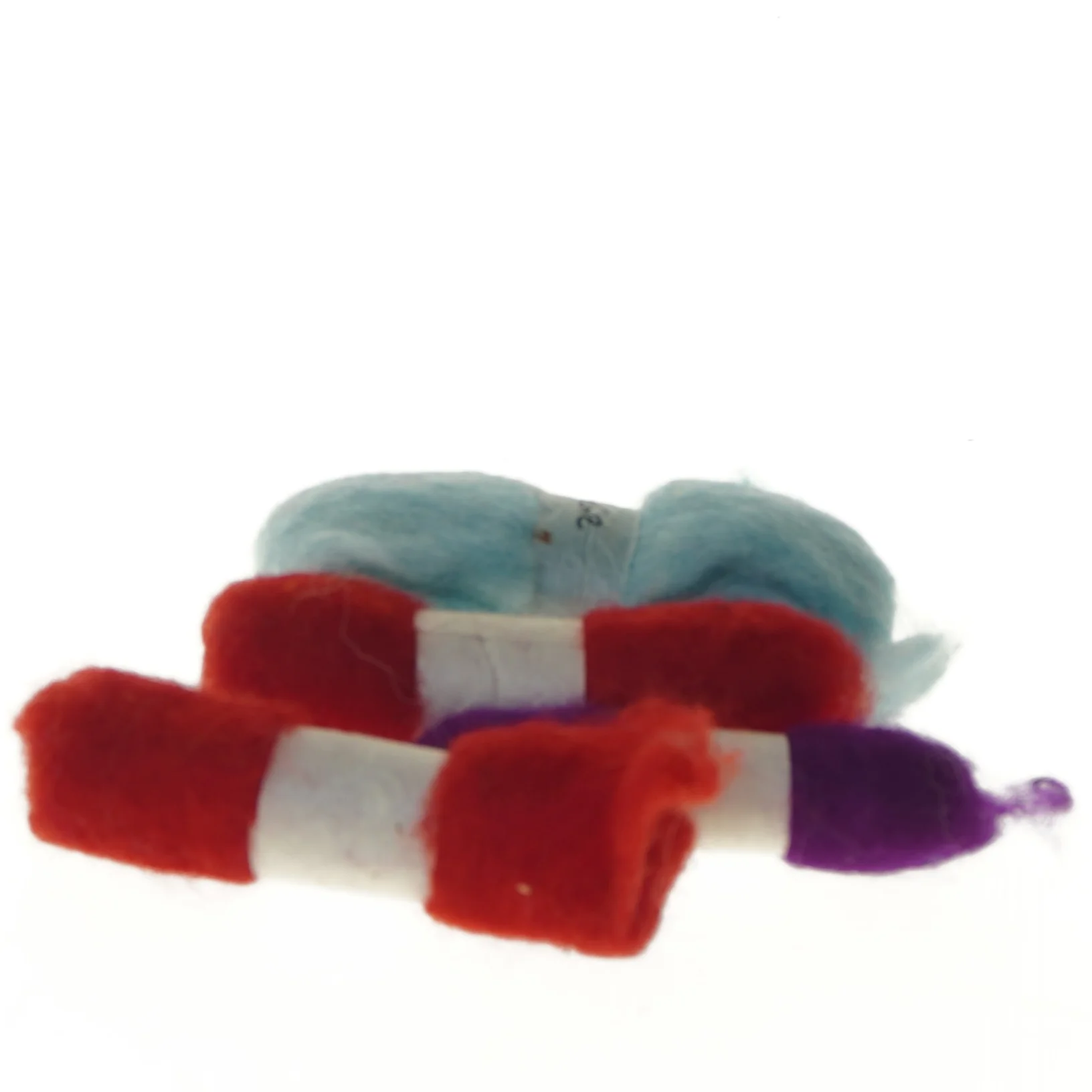 Uldkæmmede fibre (str. 16 cm)