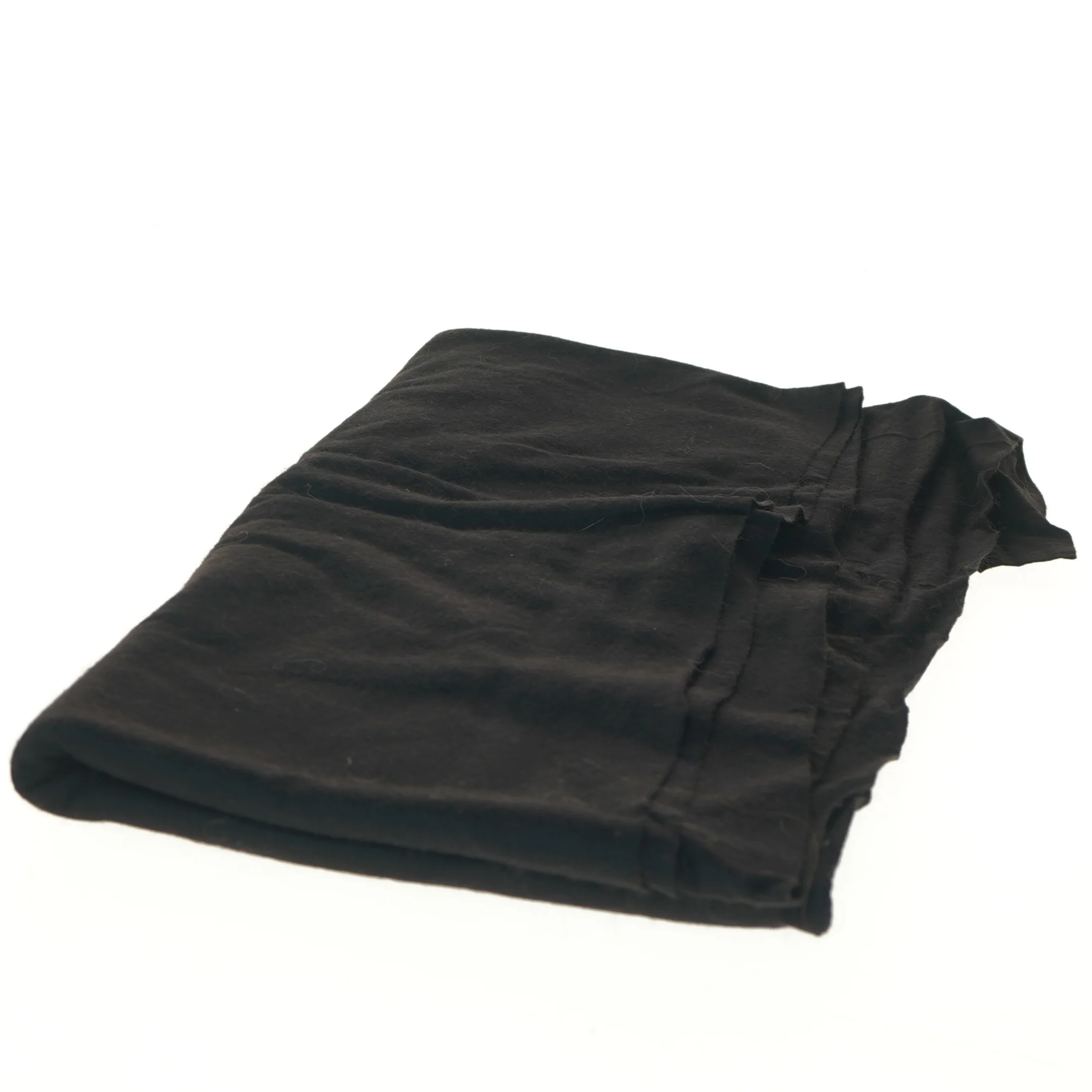 Sort stofstykke (str. 180x40 cm)