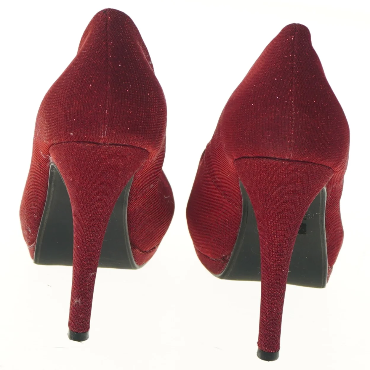 Røde stiletter med åbne tæer fra New Step (str. 40 )