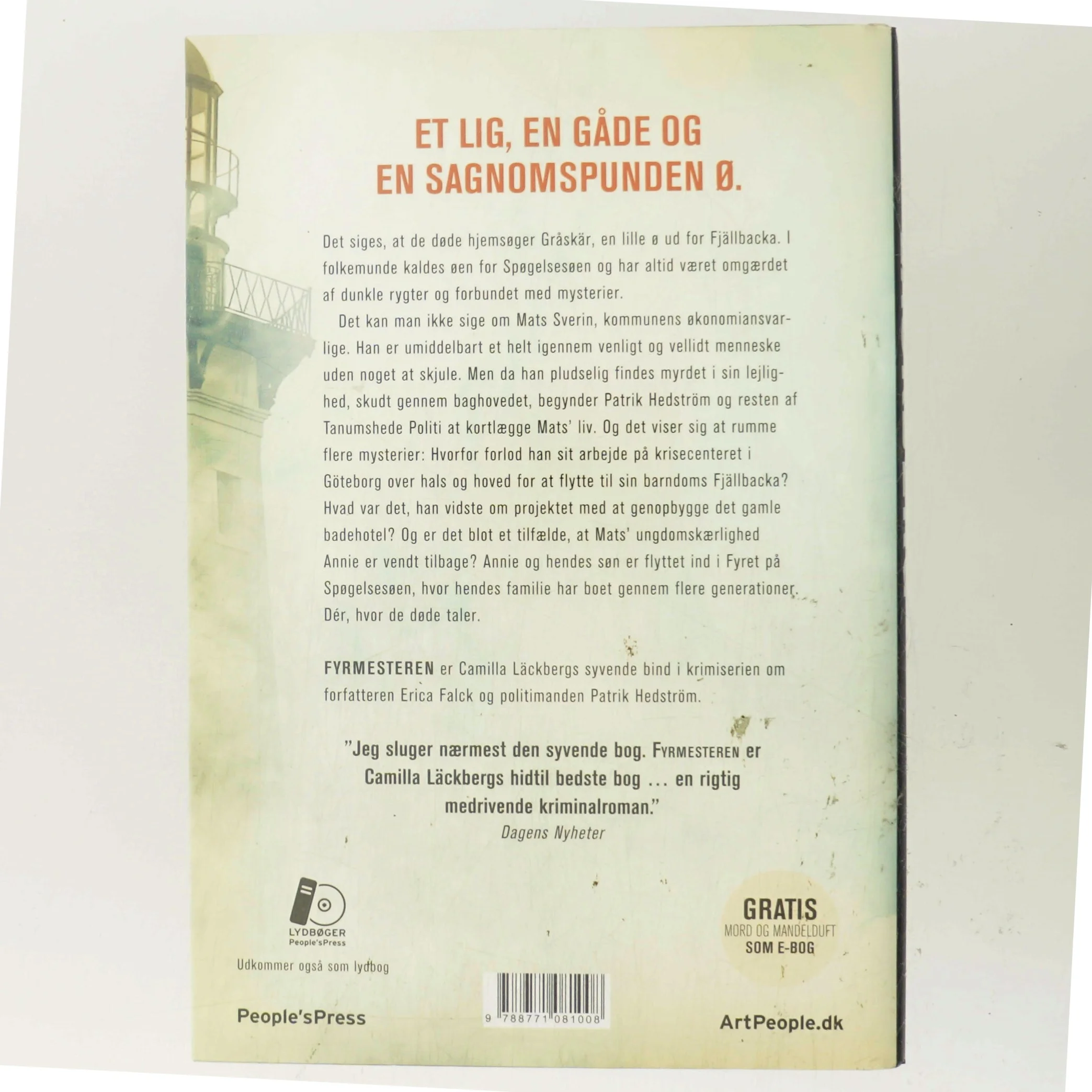 Fyrmesteren : kriminalroman (Klassesæt) af Camilla Läckberg (Bog)