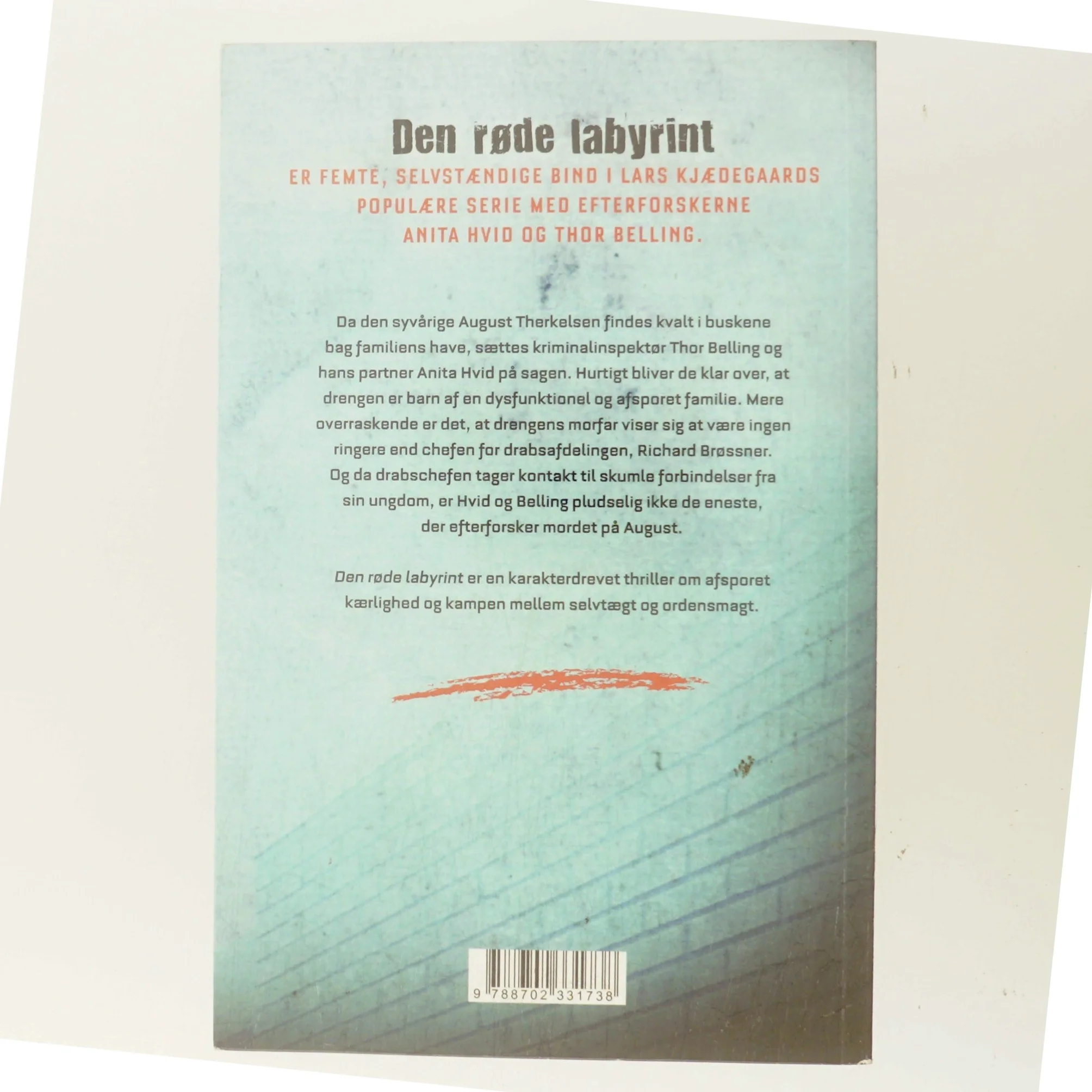 Den røde labyrint af Lars Kjædegaard (Bog)