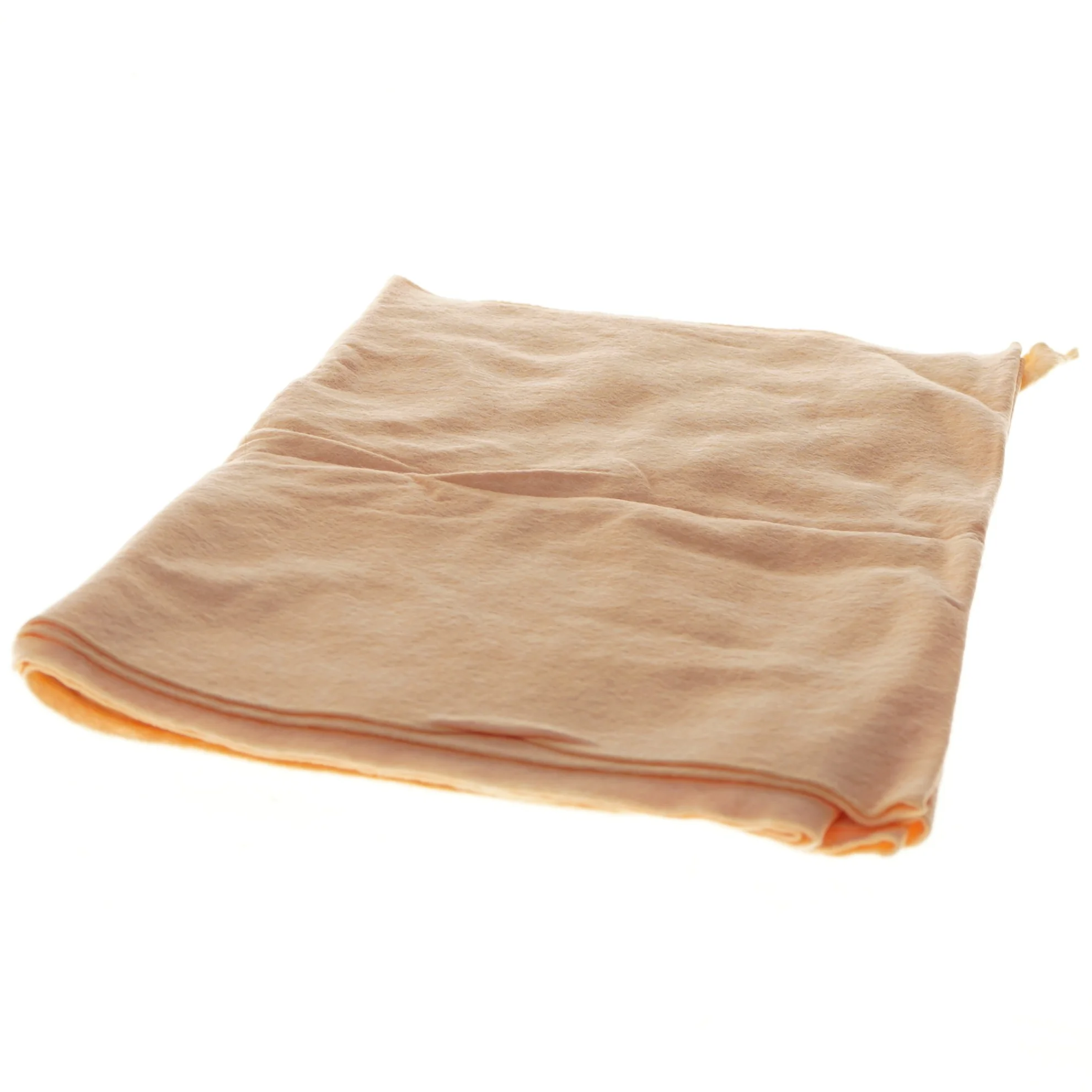 Peachfarvet stofstykke (str. 220x43 cm)