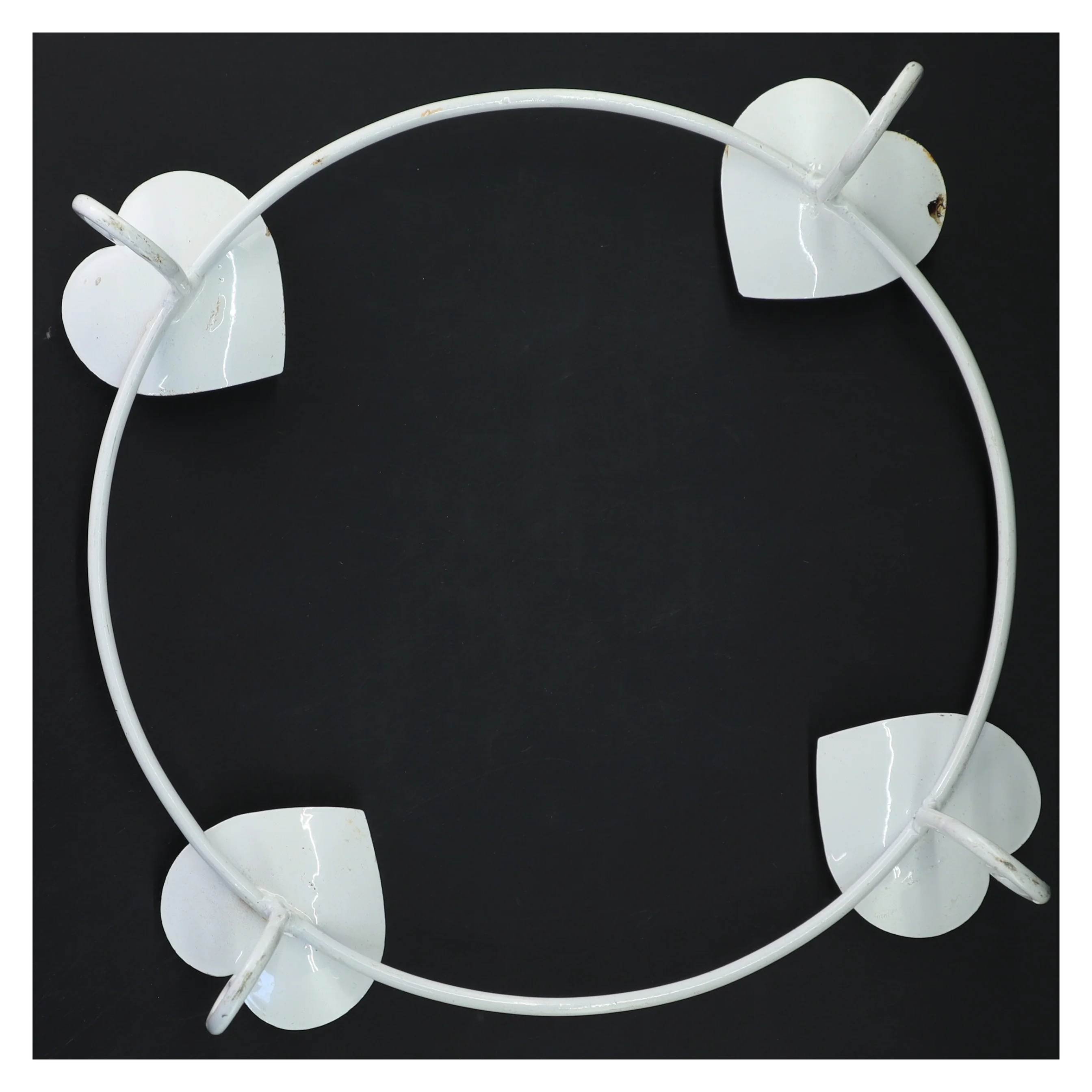 Rund lysestage til fire lys (str. Ø 25x8 cm)